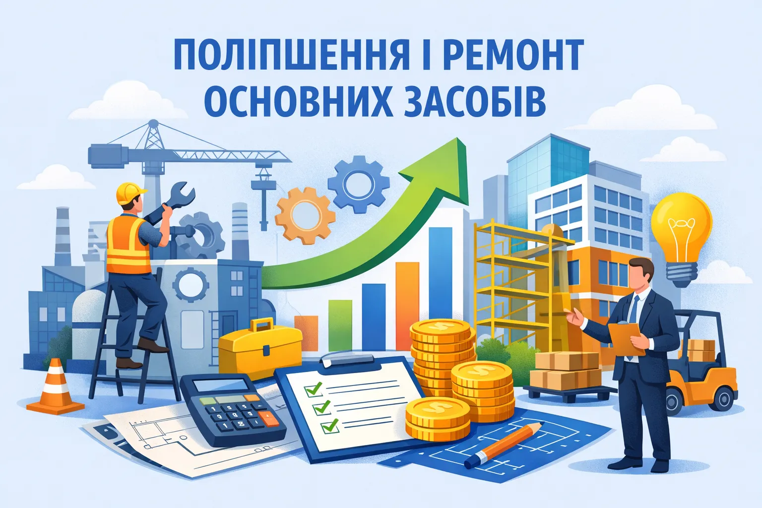 Улучшение и ремонт основных средств