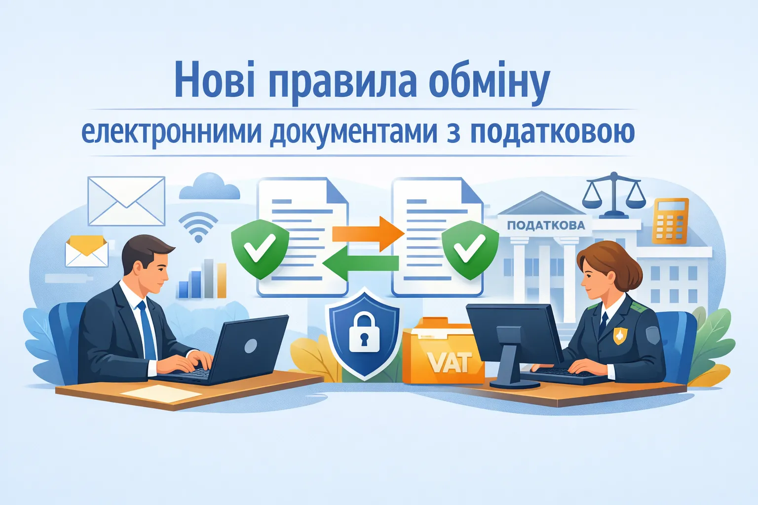 Новые правила обмена электронными документами с налоговой