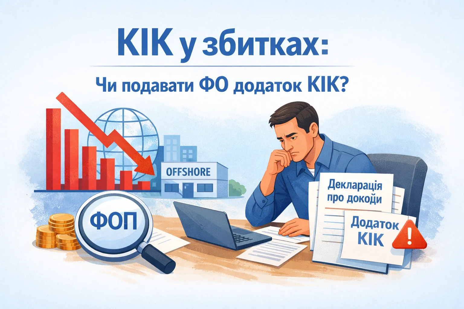 КІК у мінусі: чи потрібно ФО подавати додаток КІК до декларації про доходи?