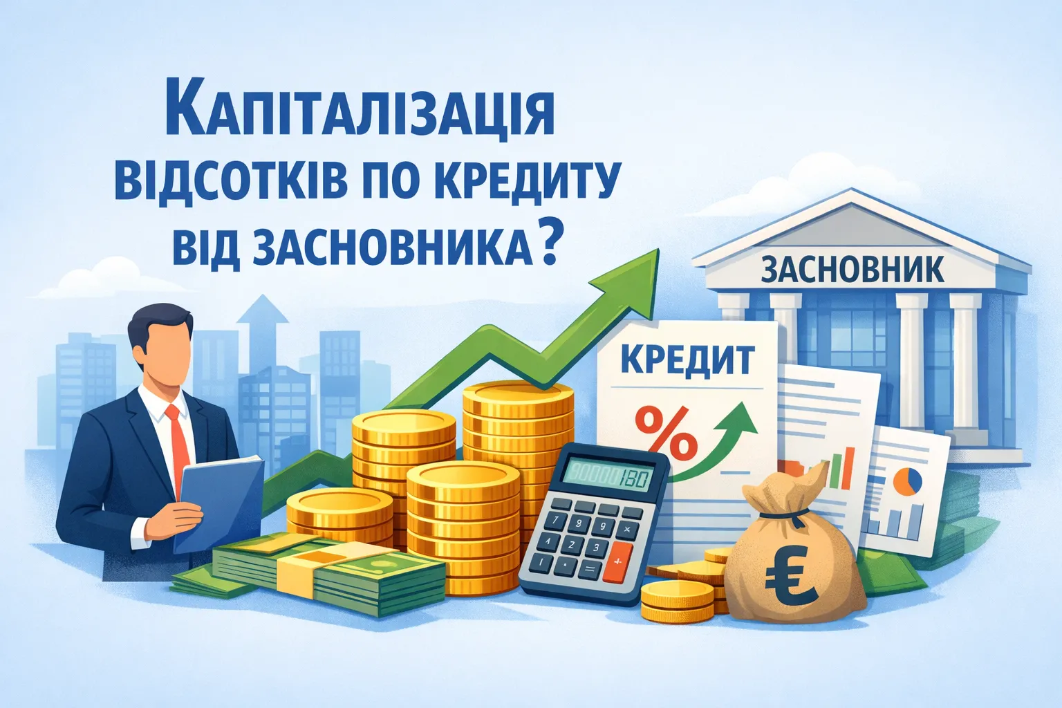Чи можна капіталізувати відсотки по кредиту від засновника?