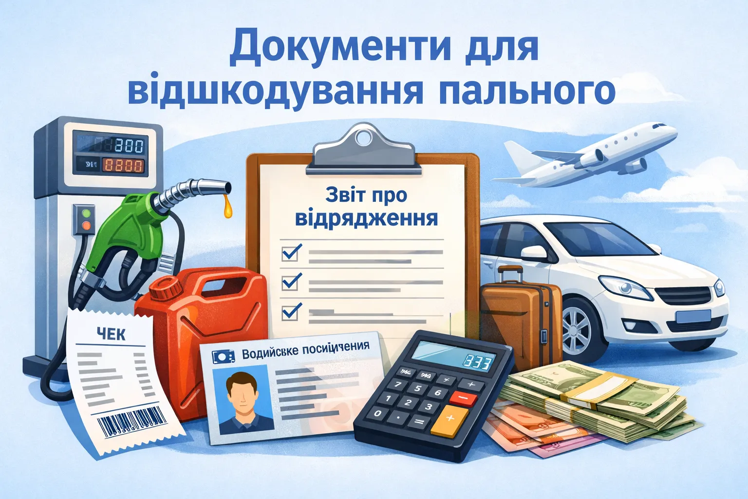 Пальне за свої гроші у відрядженні: які документи потрібні для компенсації водію?