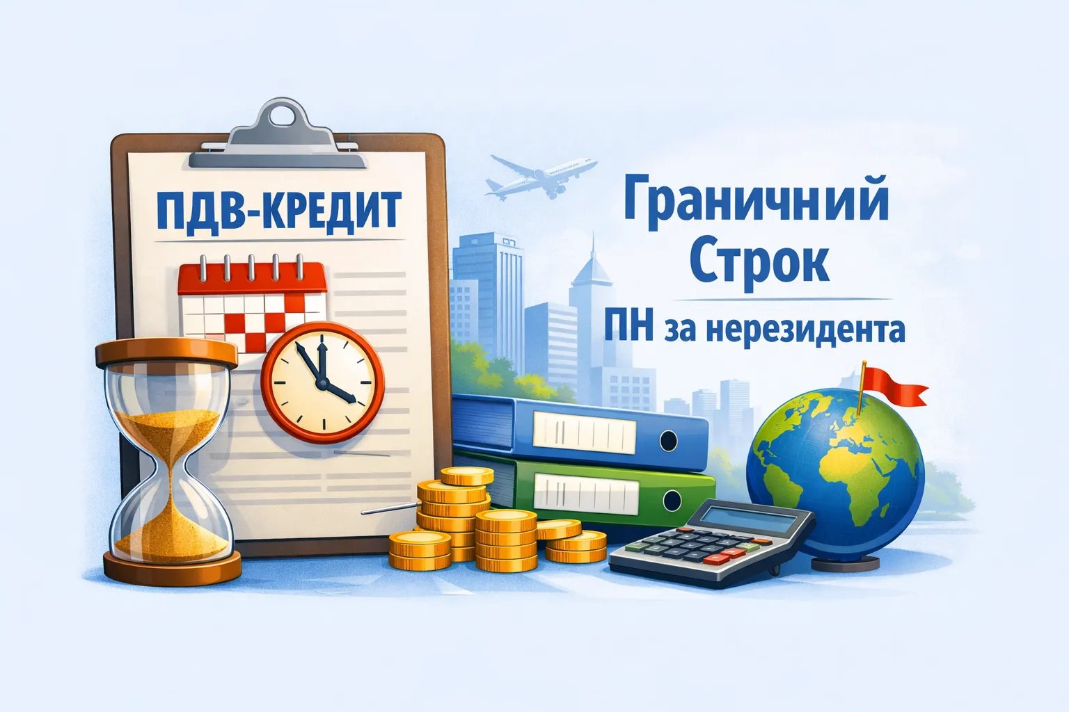 ПН за послуги нерезидента: граничний строк ПДВ‑кредиту