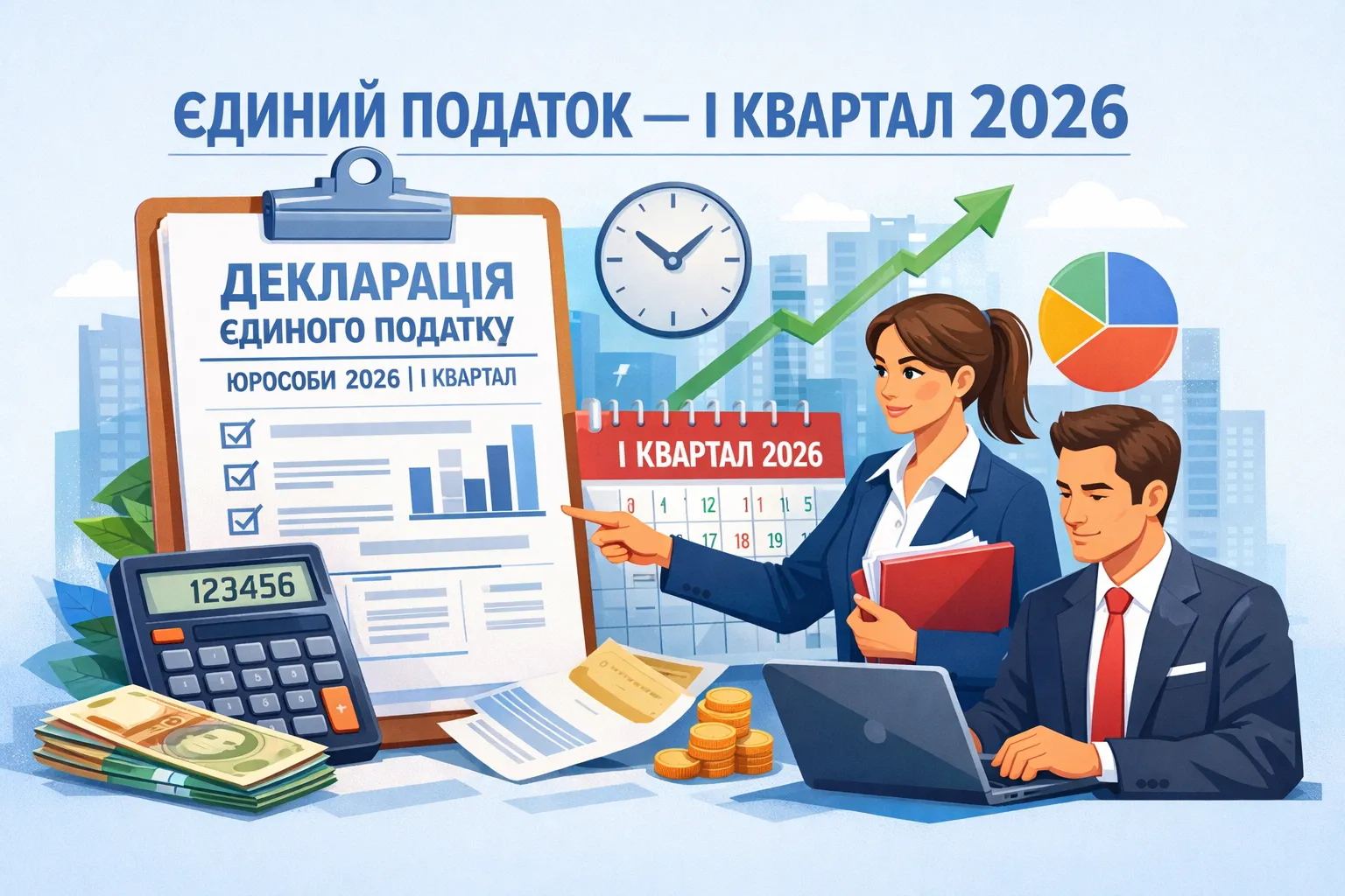 Декларація платника єдиного податку — юрособи за I квартал 2026 року