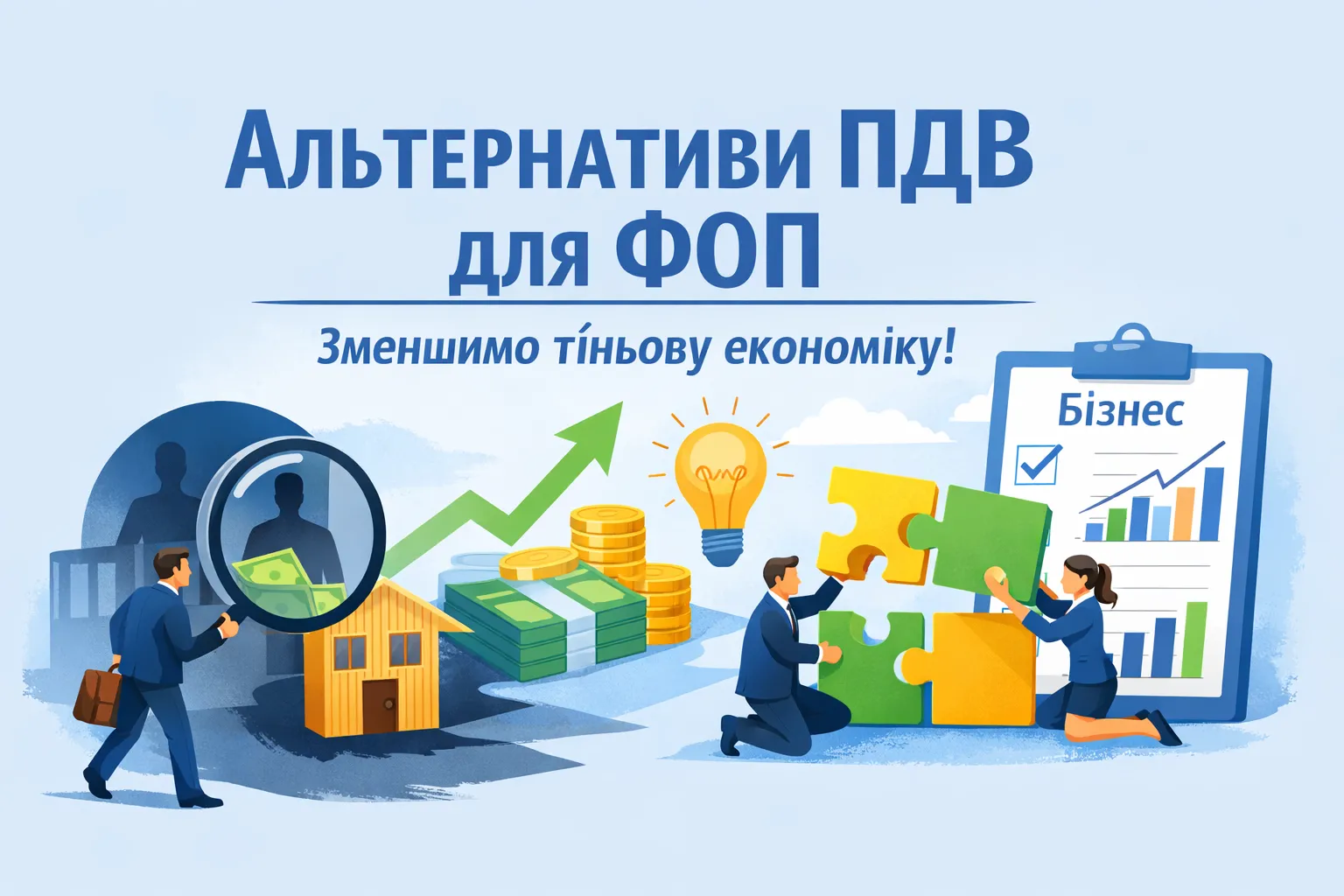 Бізнес готов долучитися до пошуку альтернатив ПДВ для ФОП для боротьби з тінню