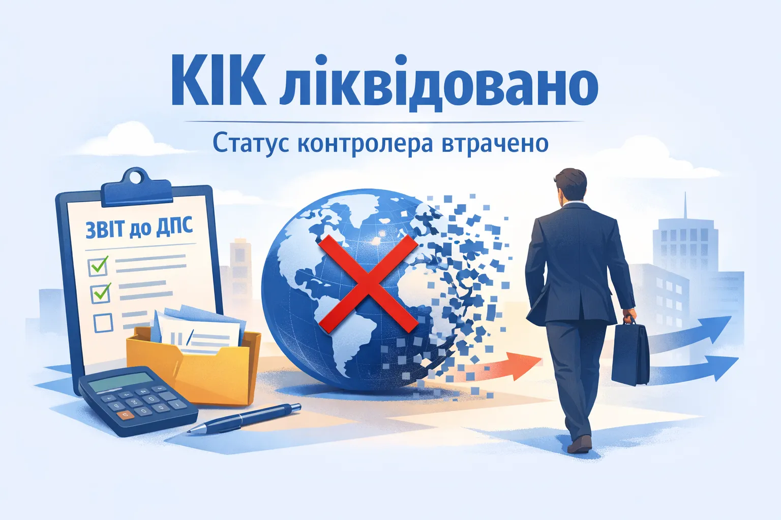 КІК ліквідовано: у який момент зникає статус контролера і що подати до ДПС?