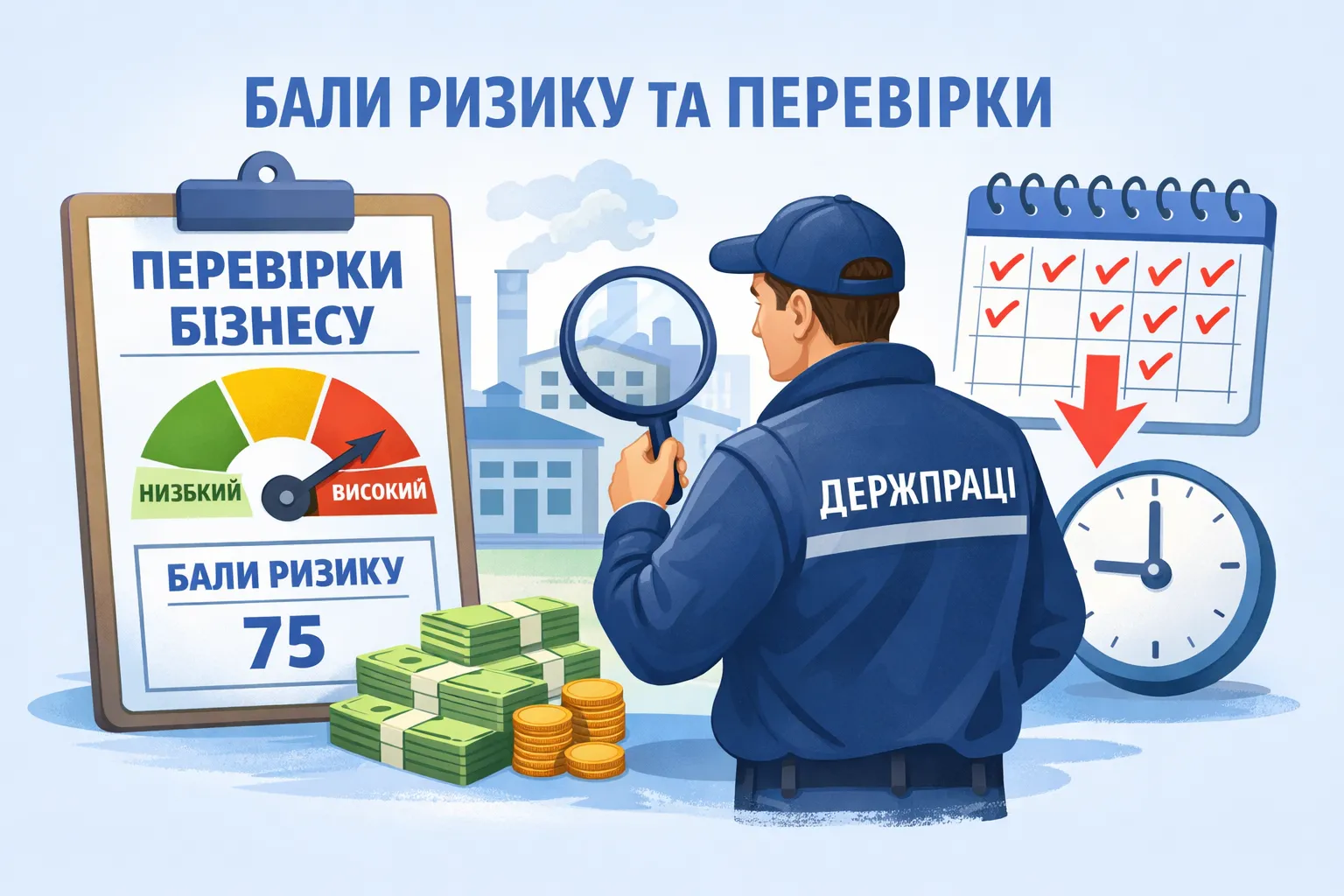 Нові правила Держпраці: як бали ризику вплинуть на частоту перевірок бізнесу