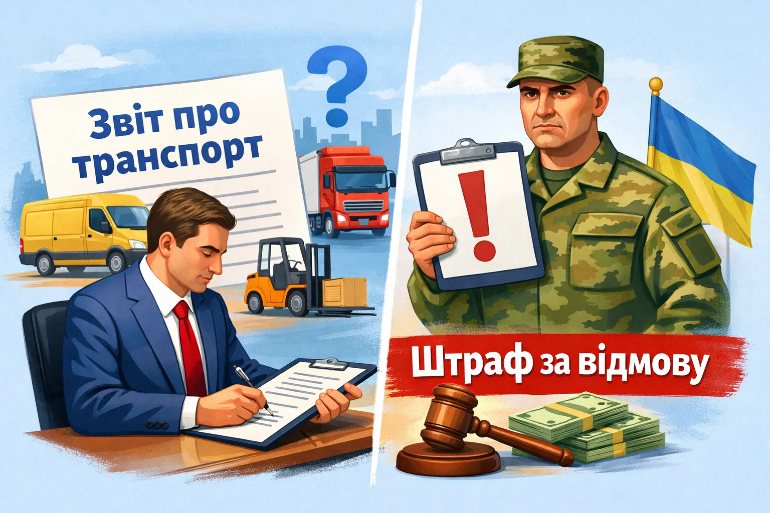 Предприятия должны отчитаться в ТЦК о транспорте, даже если его нет — иначе штраф