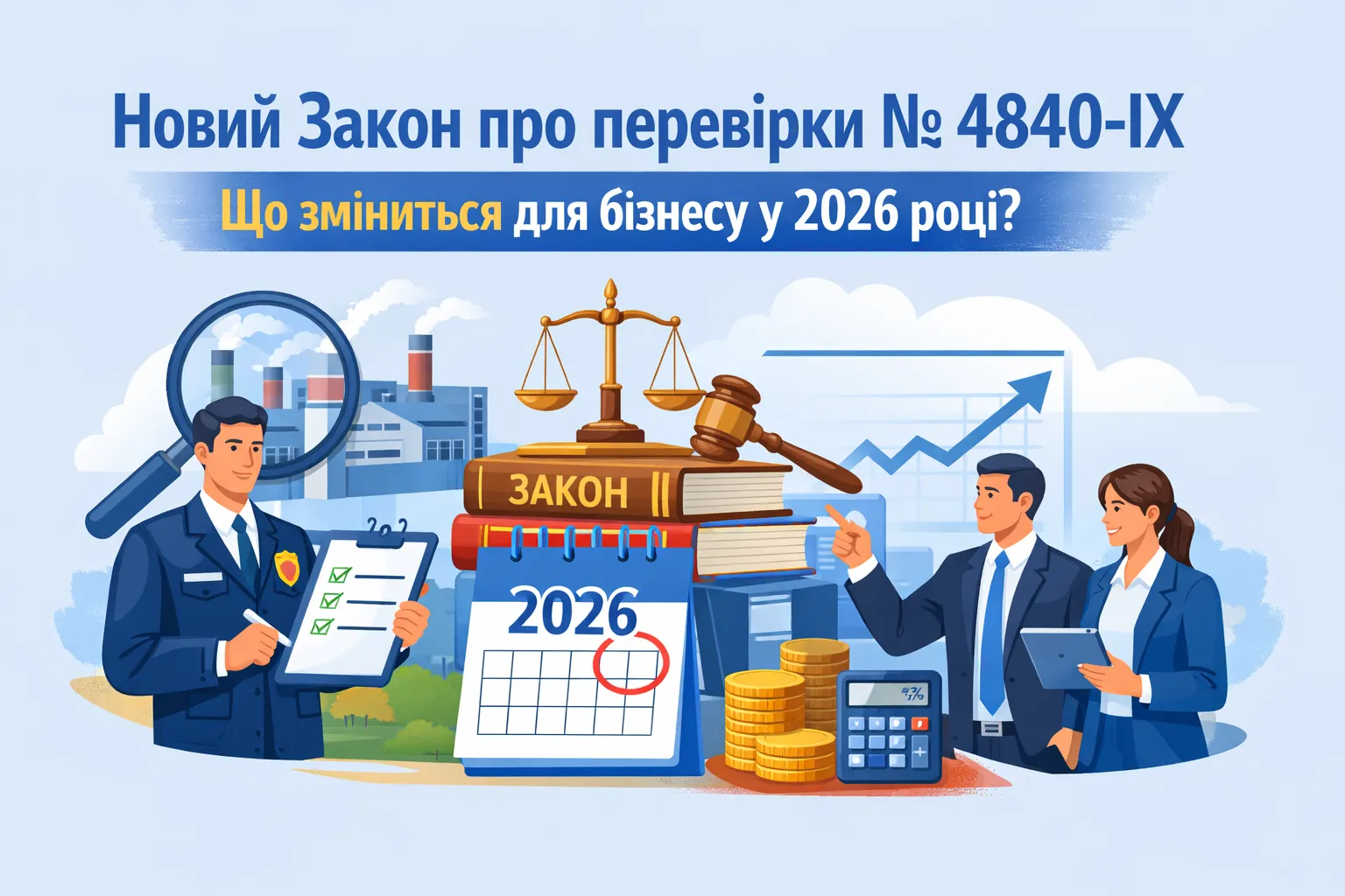 Новый Закон о проверках № 4840-IX: что изменится для бизнеса в 2026 году?