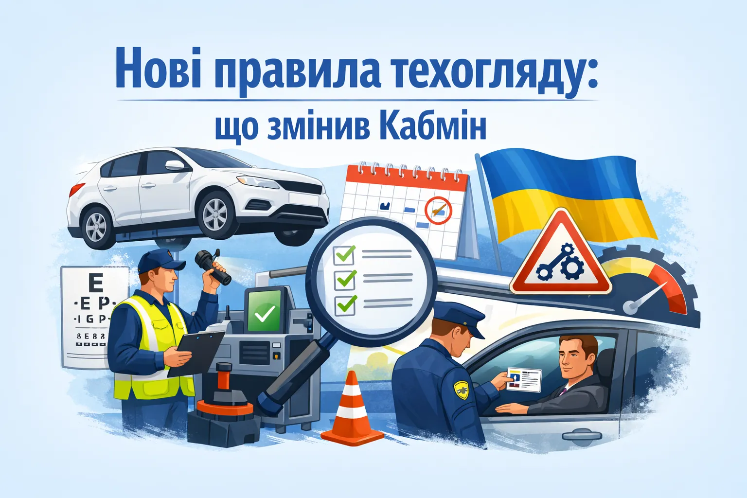 Новые правила техосмотра: что изменил Кабмин
