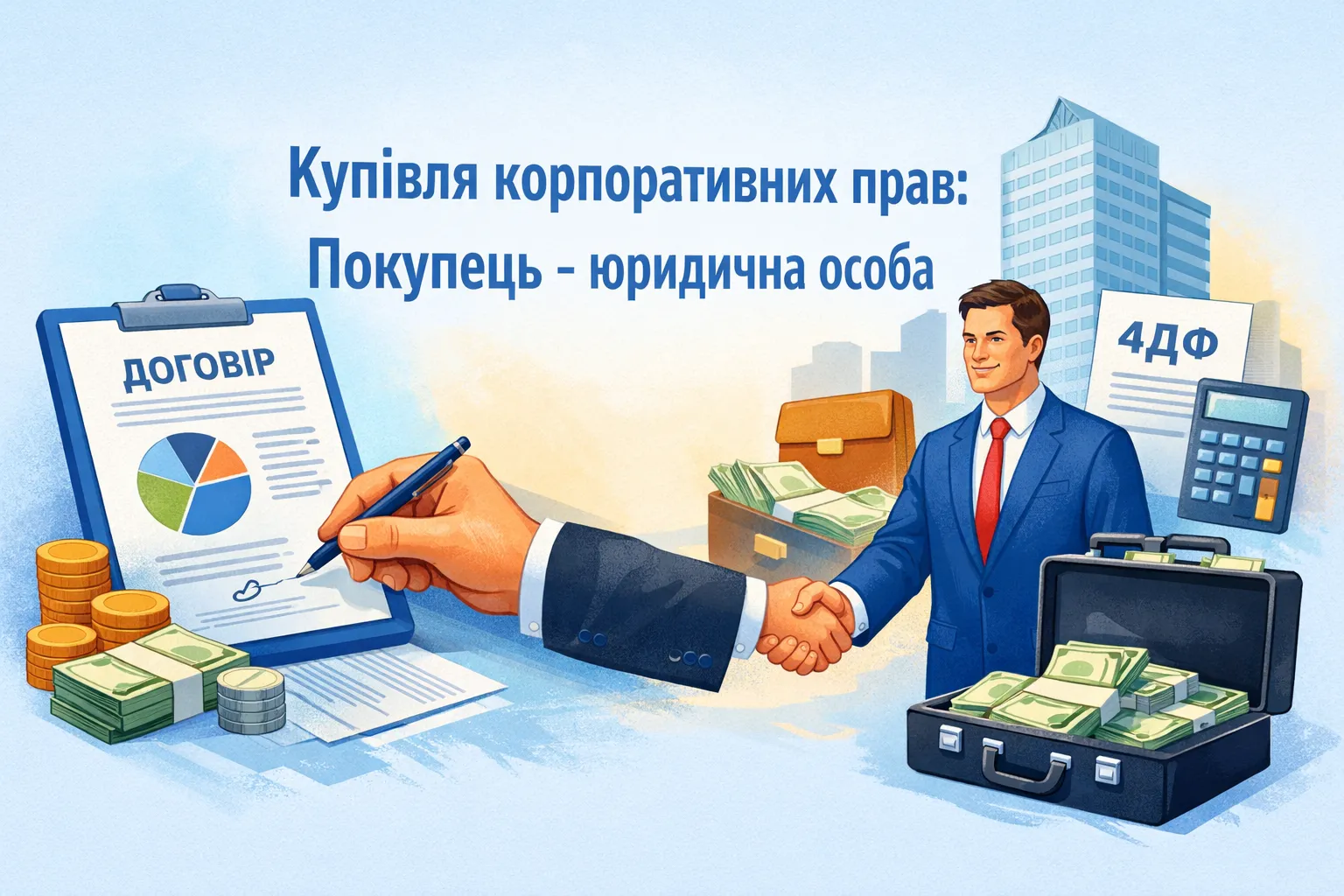 Корпоративні права ФО і 4ДФ: податковий агент – не нотаріус, а покупець - ЮО