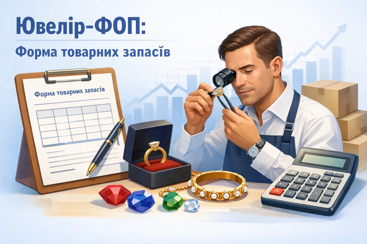 Ювелір-ФОП: як правильно оформити Форму обліку товарних запасів