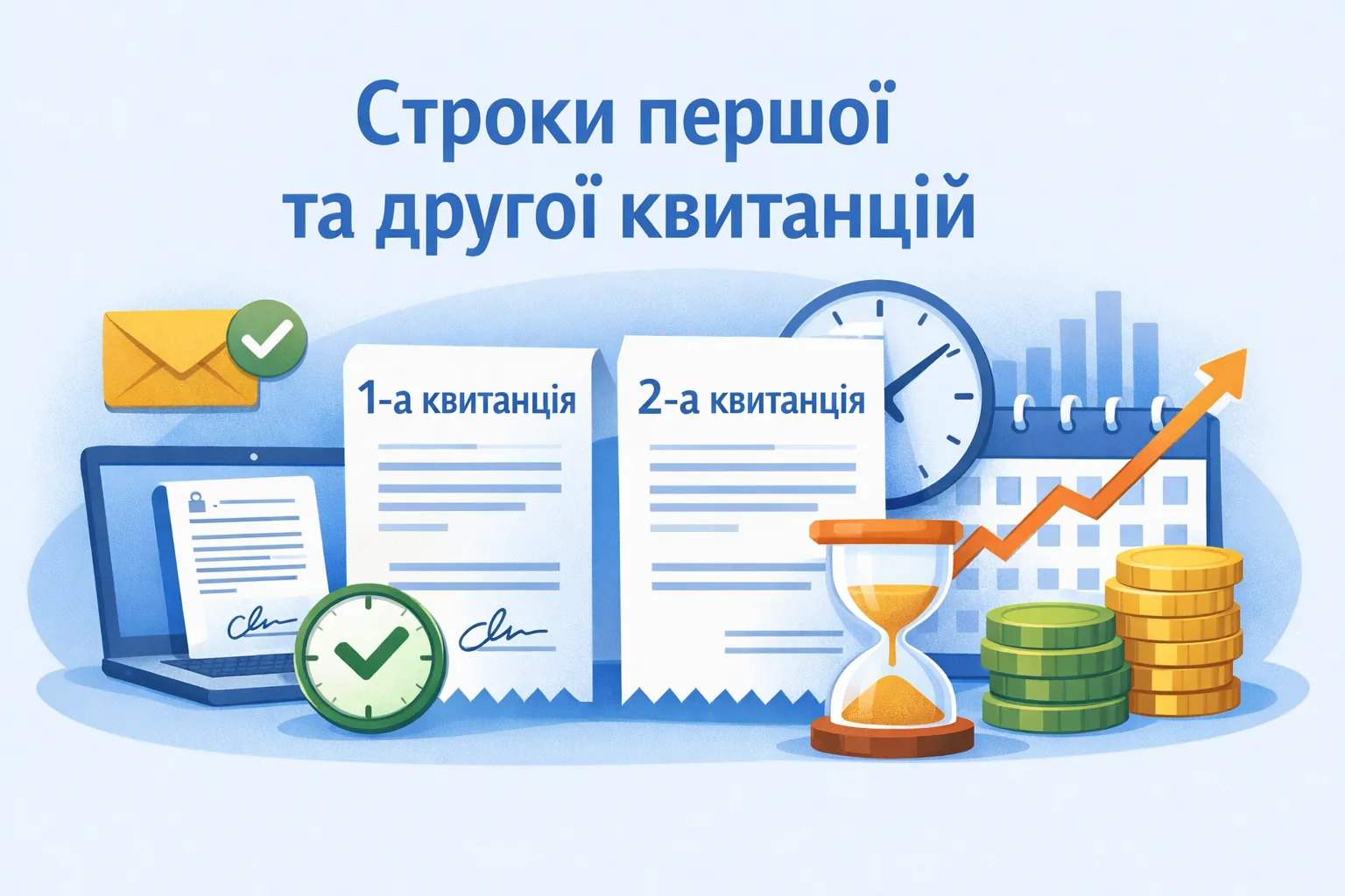 Е-документи: строки першої й другої квитанцій