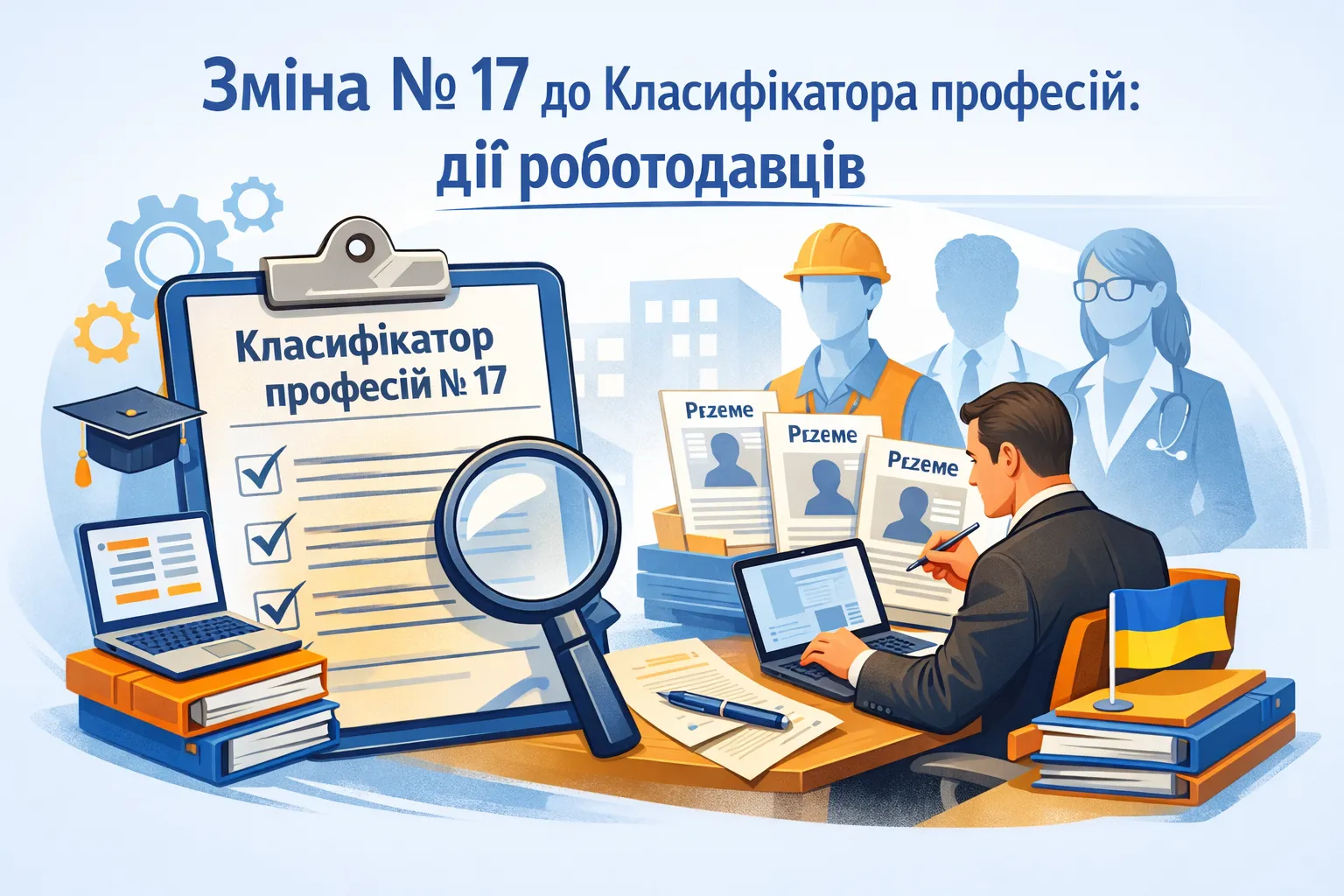 Зміна № 17 до Класифікатора професій: дії роботодавців