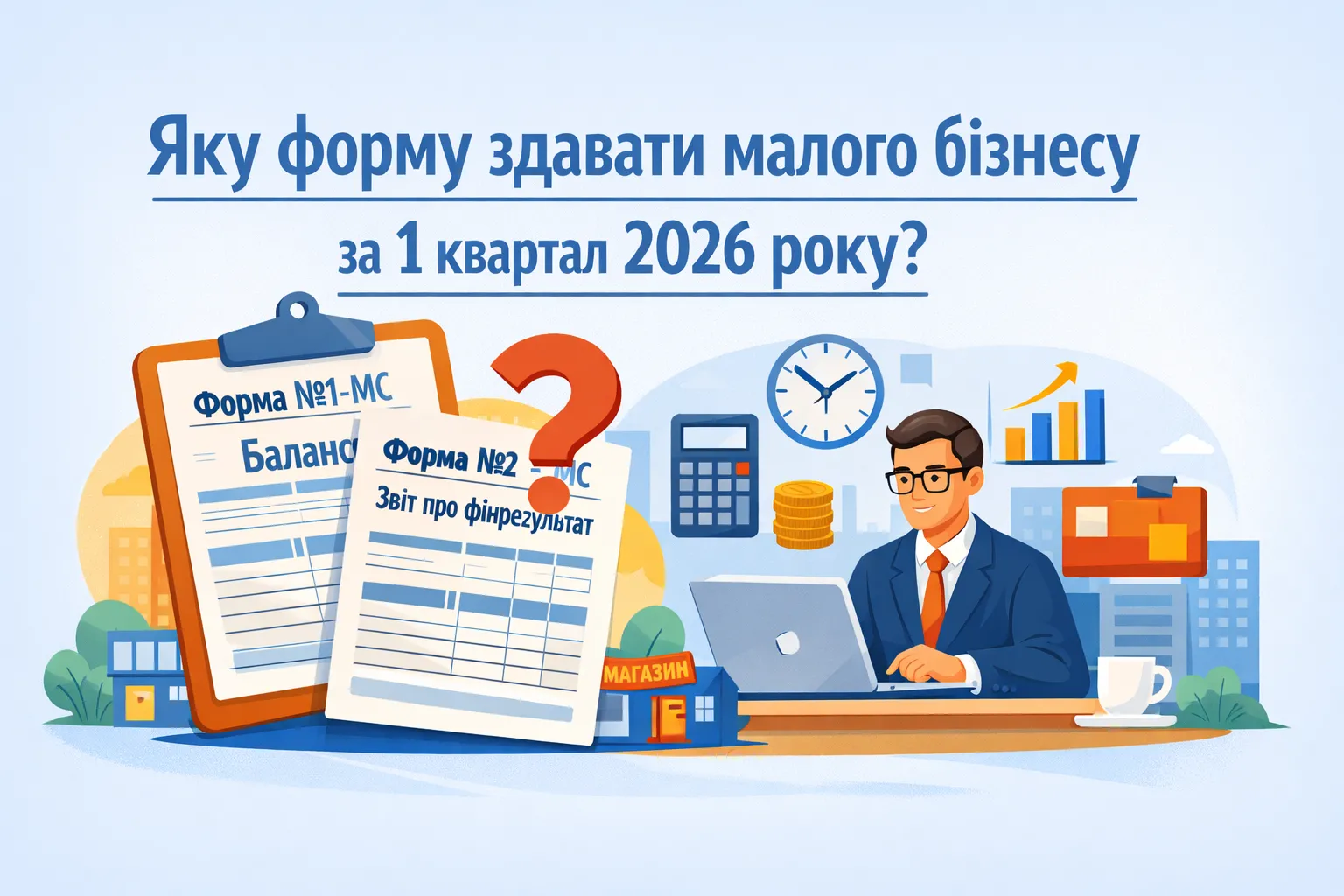 По якій формі здавати баланс малого підприємства за 1 квартал 2026 року?