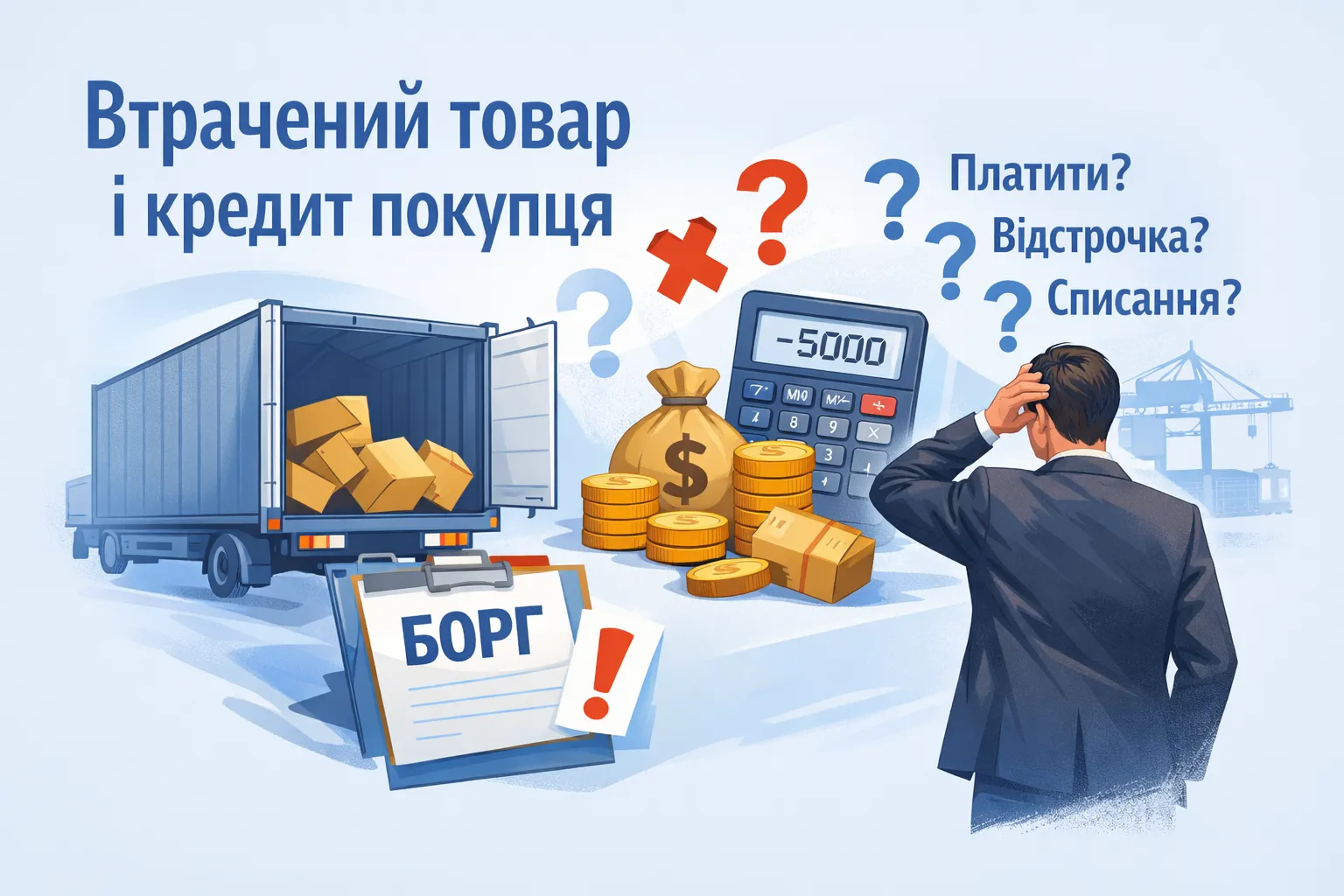 Отгруженный и утерянный товар: что с кредитом у покупателя?