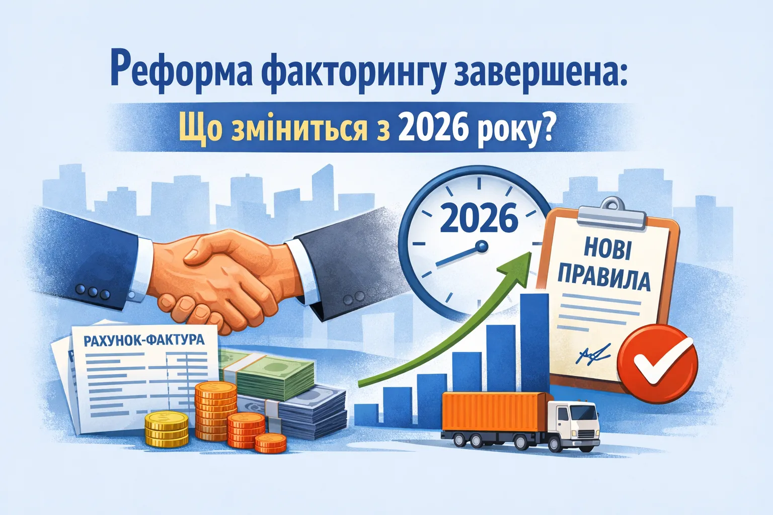 Реформа факторинга завершена: что изменится с 2026 года