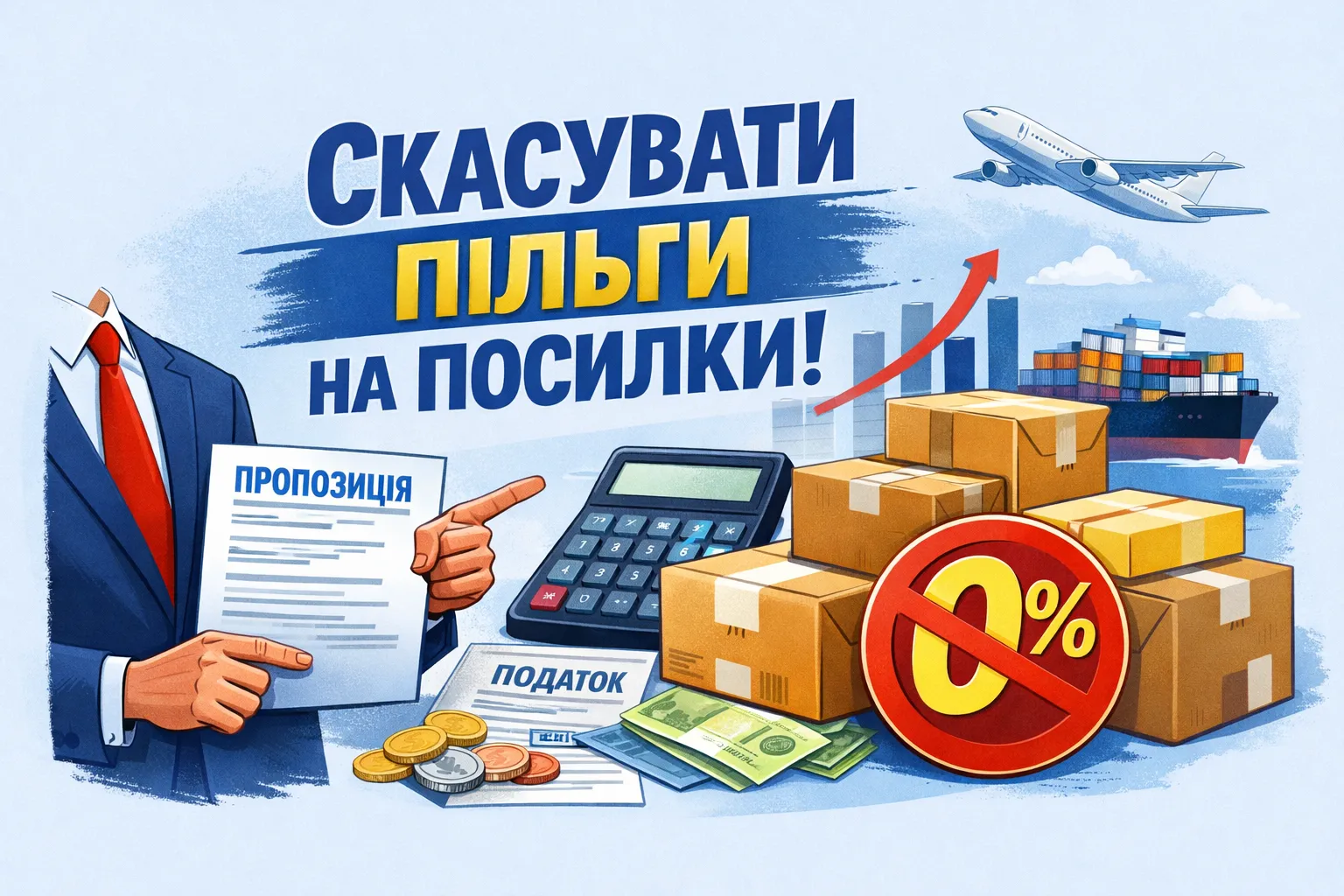 Бызнес закликає скасувати пільгове оподаткування посилок