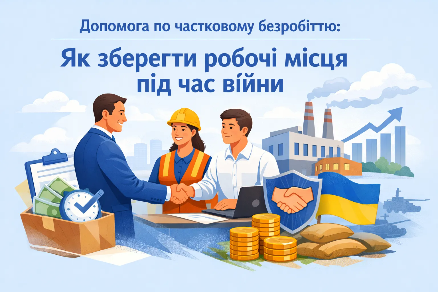 Допомога по частковому безробіттю: як не звільняти працівників під час війни