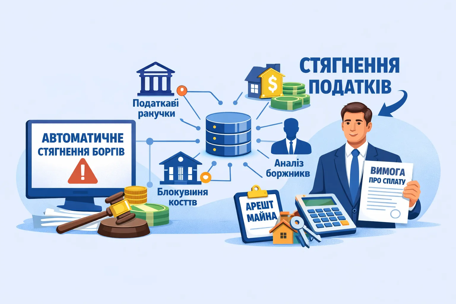 Як працює автоматизована система стягнення податкового боргу?