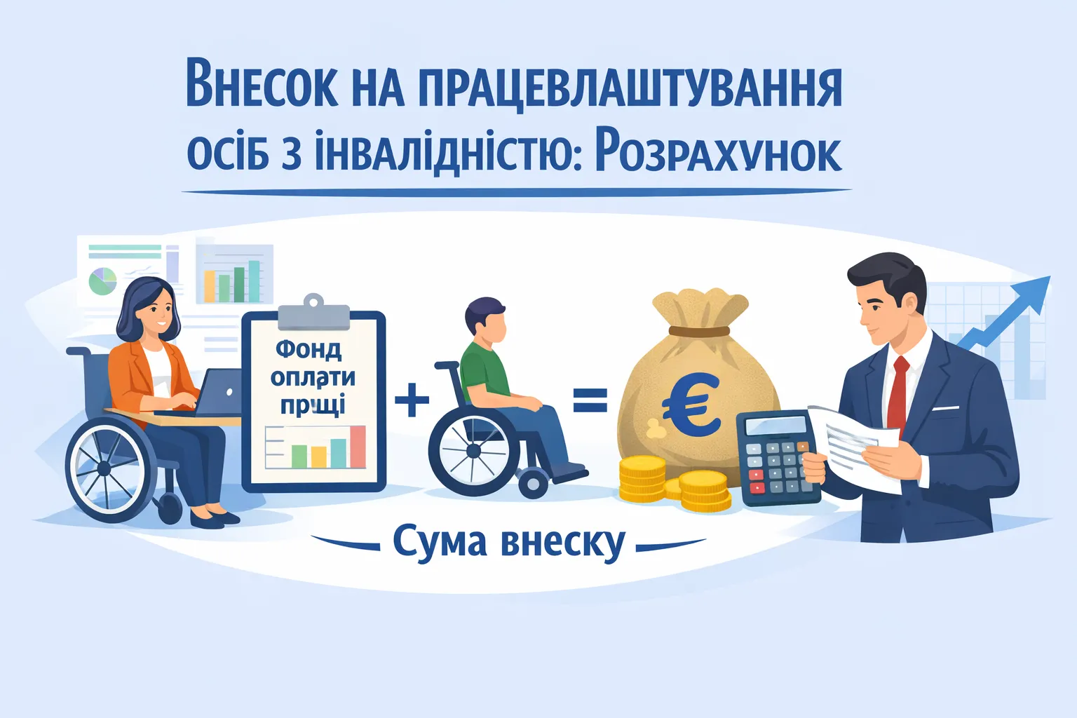 Внесок на підтримку працевлаштування осіб з інвалідністю: розрахунок