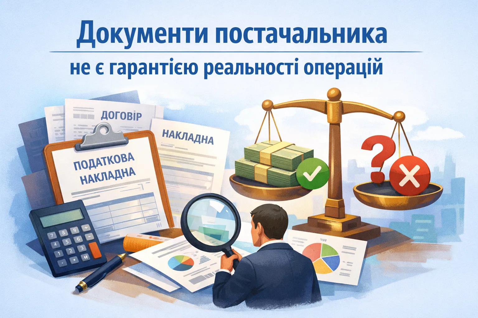 ВС: наявність податкової накладної та інших документів постачальника не є безумовним доказом реальності господарських операцій