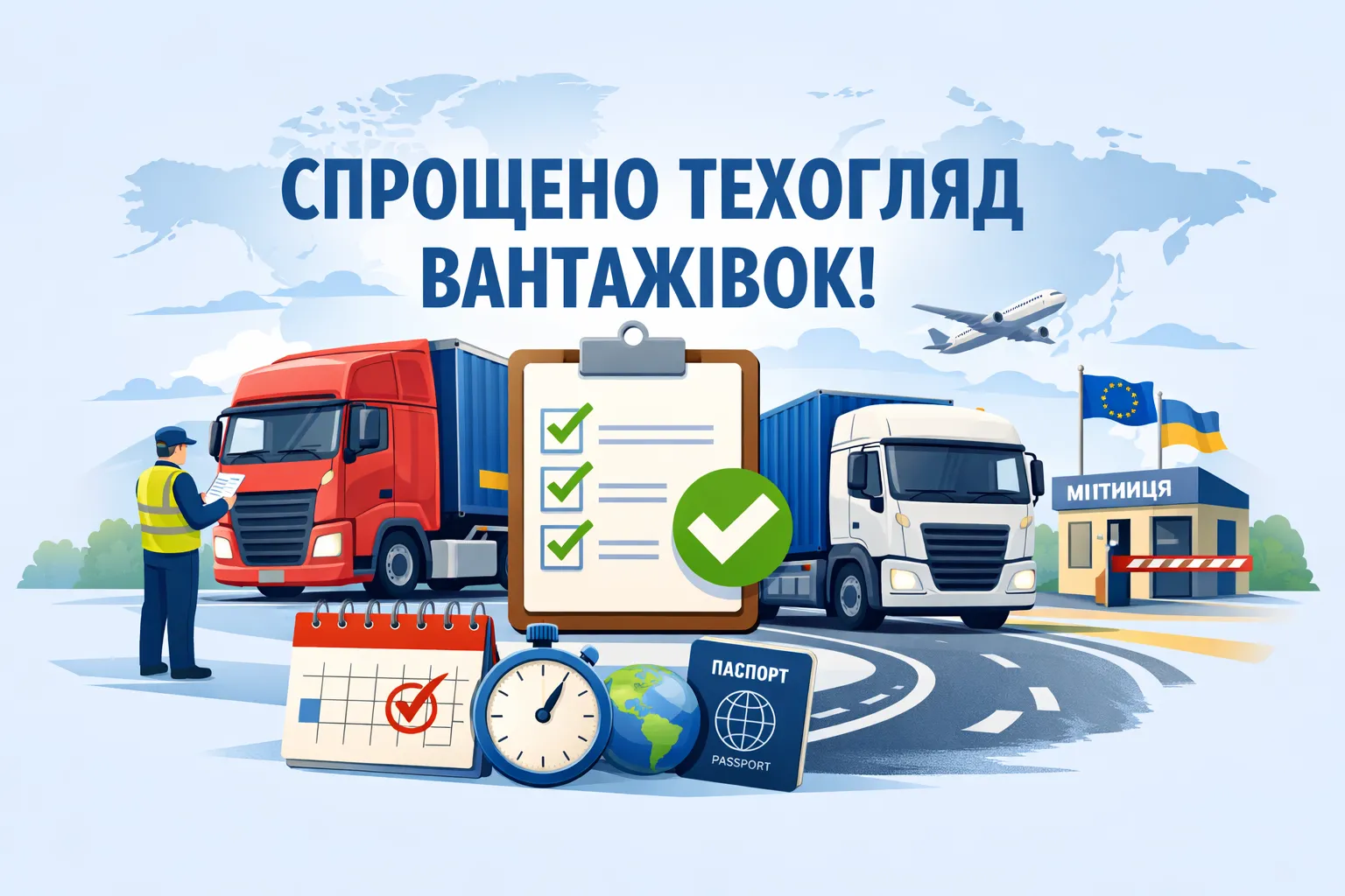 Кабмін спростив техогляд вантажівок для міжнародних перевізників: що змінилося