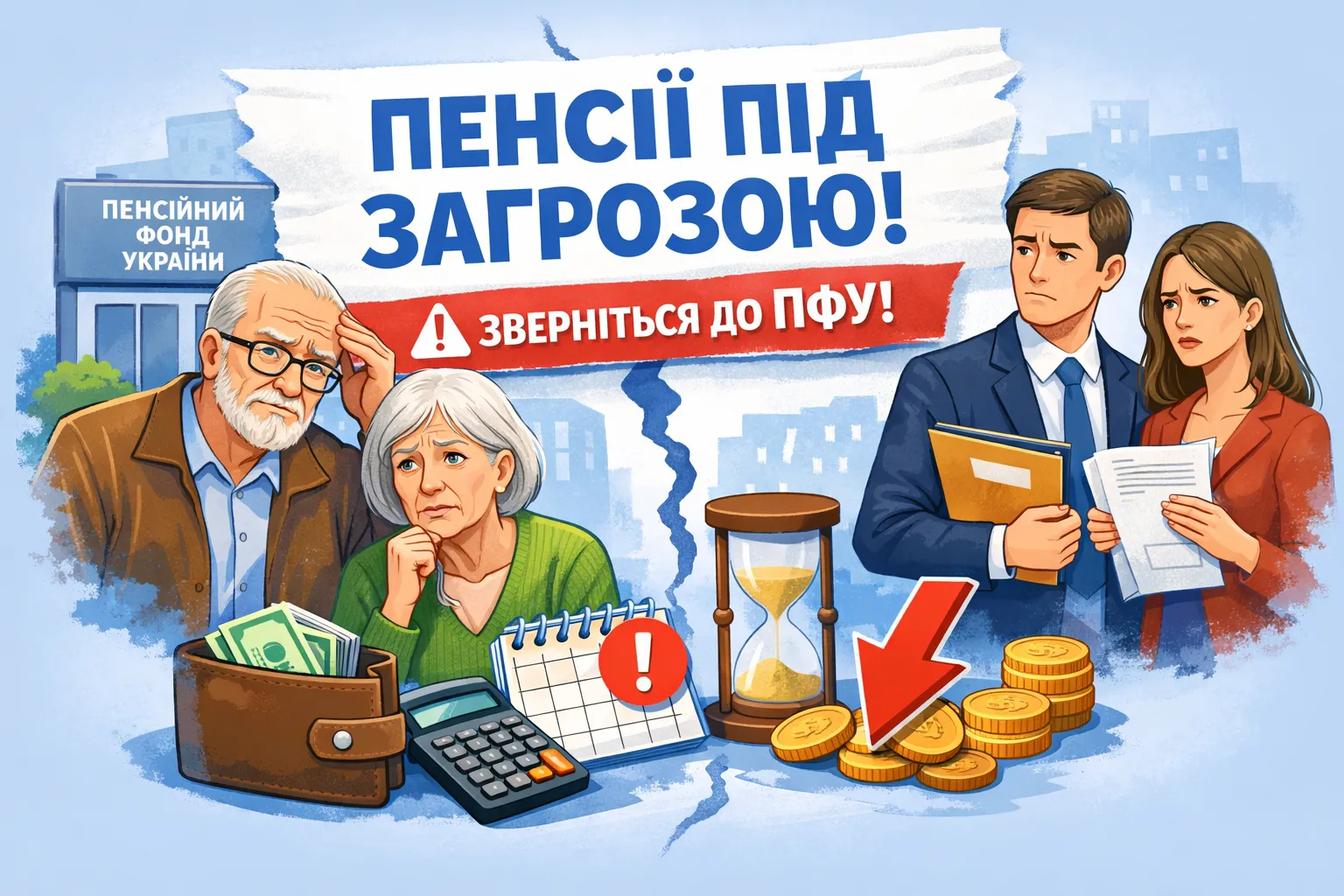 Пенсії під загрозою: дві категорії українців мають терміново звернутися до ПФУ