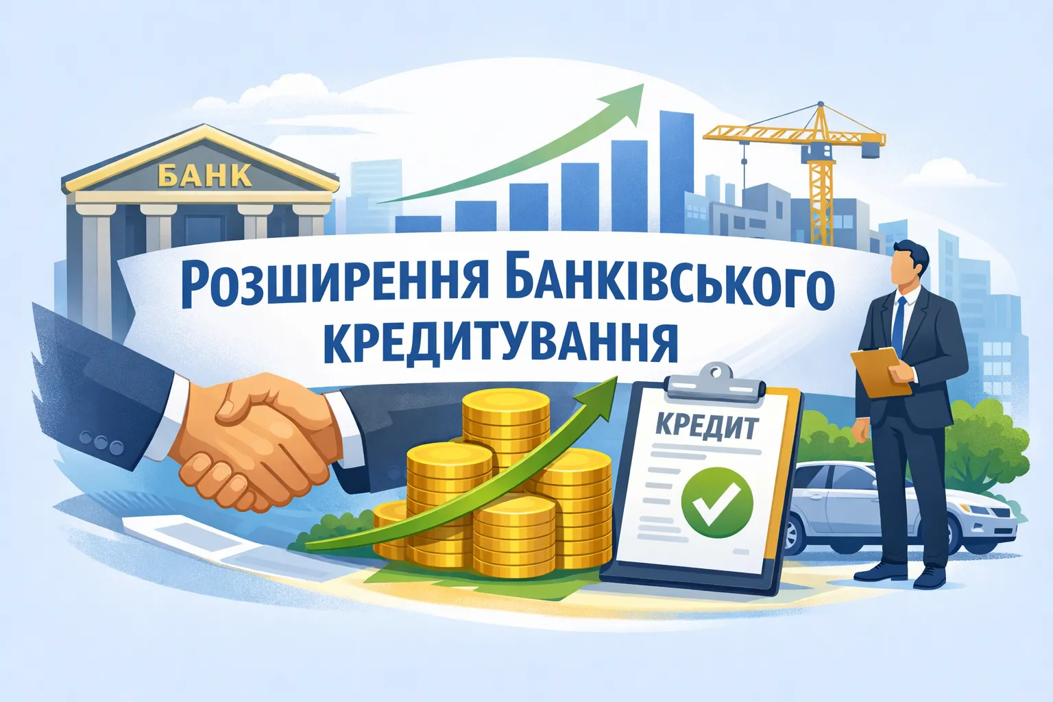 Здійснено чергові кроки для розширення банківського кредитування