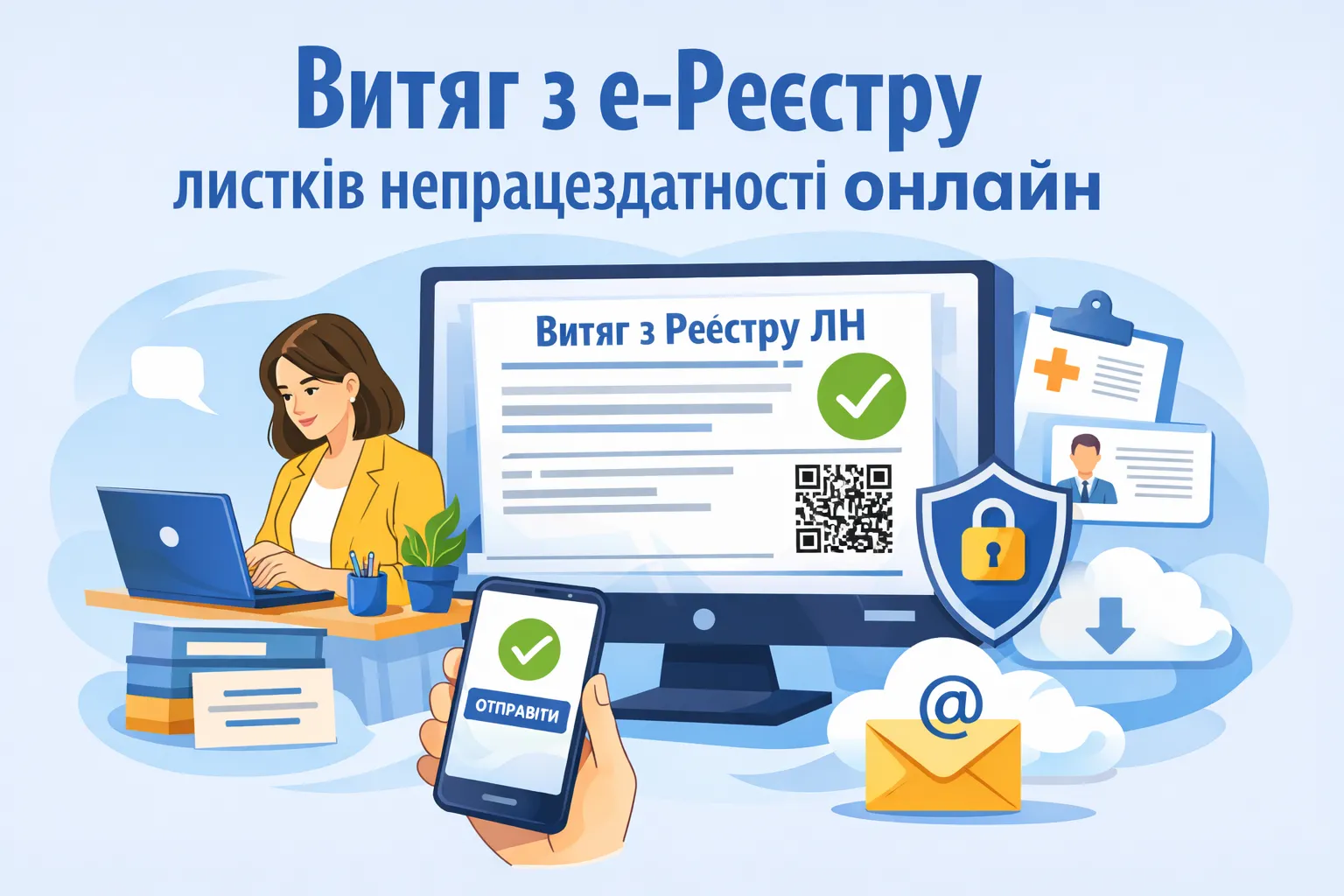 Як онлайн отримати витяг з Електронного реєстру листків непрацездатності?