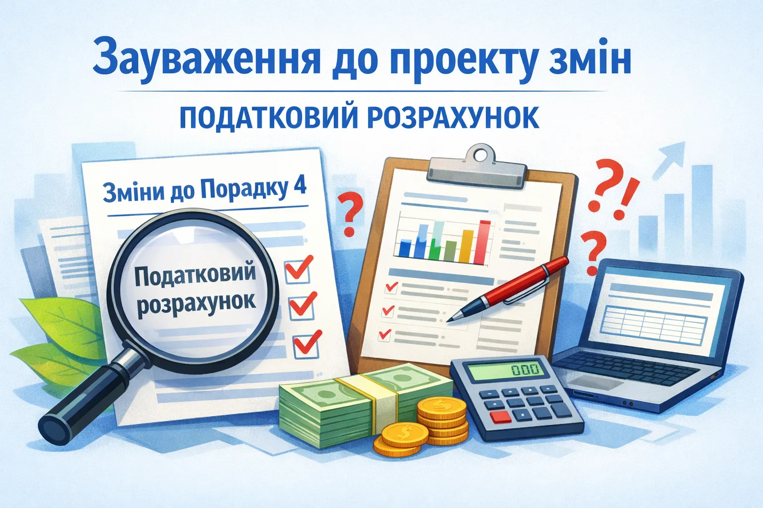 Зауваження щодо проекту змін до Порядку 4 (Податковий розрахунок)