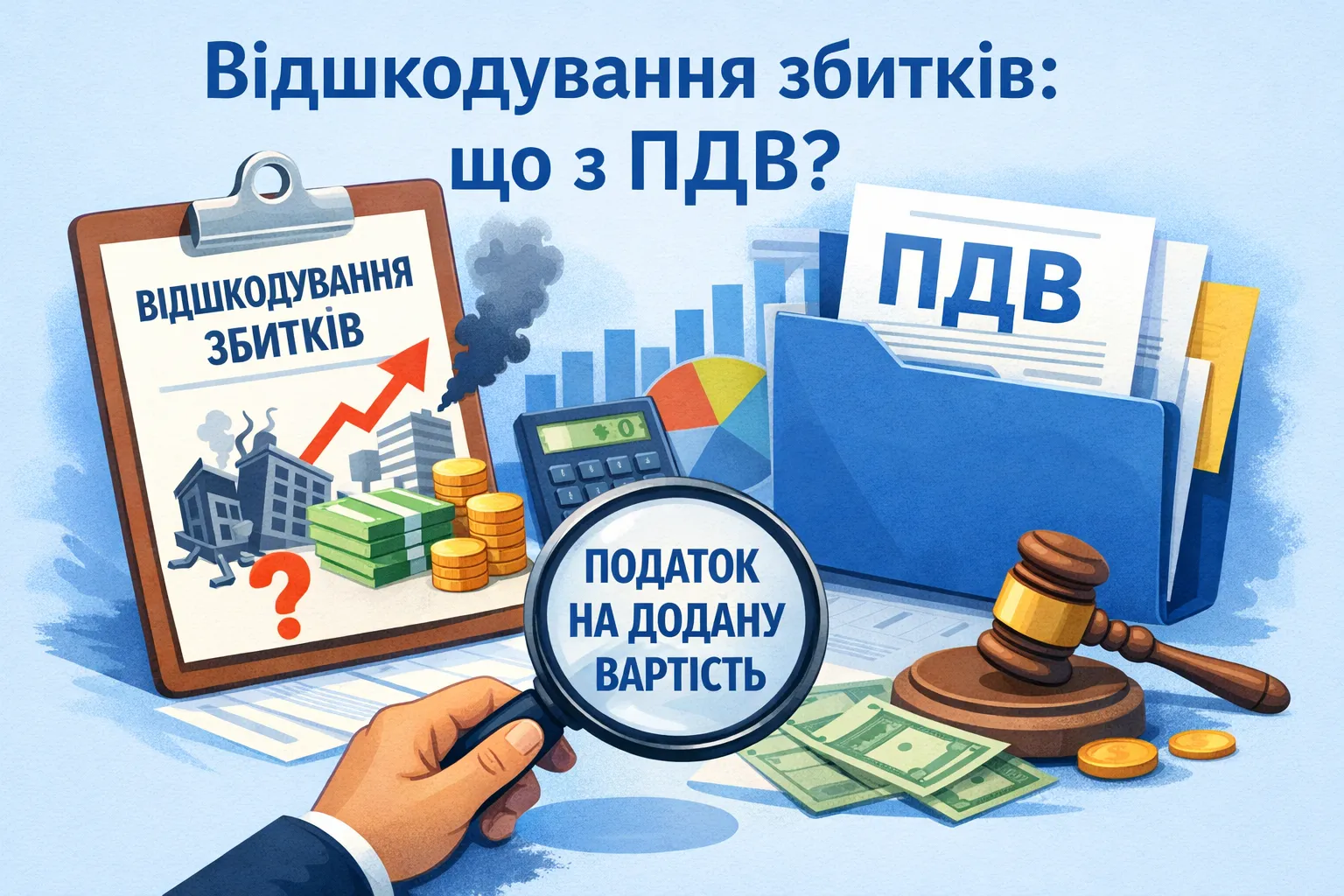 Відшкодування шкоди (збитків): що з ПДВ?