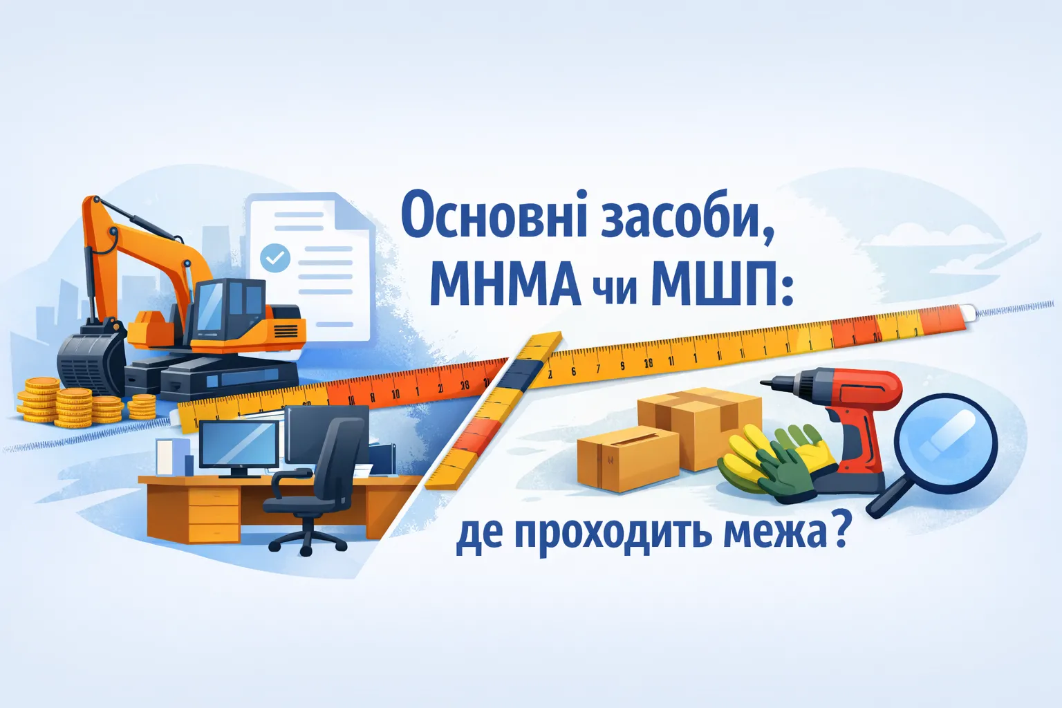 Основні засоби, МНМА чи МШП: де проходить межа?