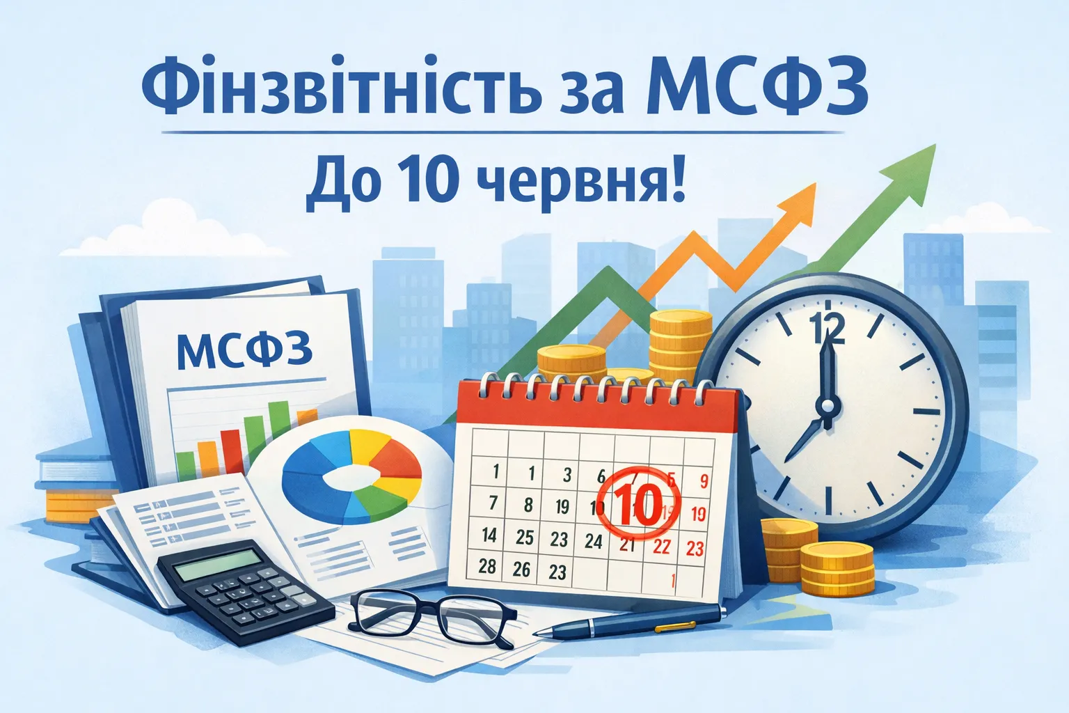 Фінзвітність за МСФЗ:квартальний та річний повний пакет до 10 червня!