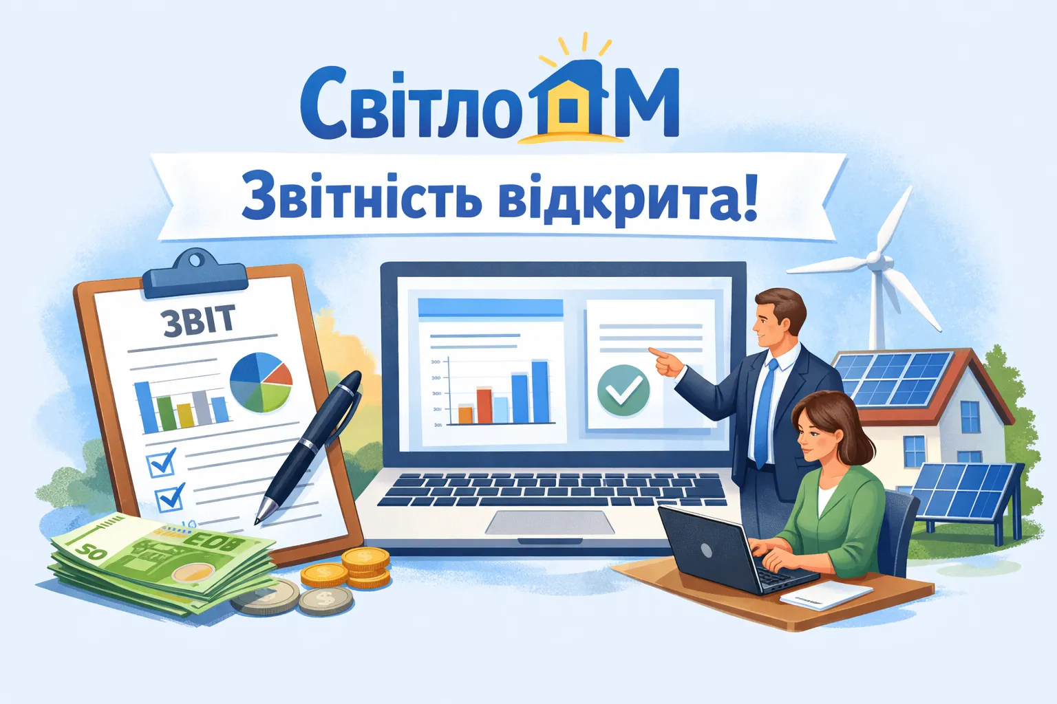 СвітлоДІМ: відкрито можливість подання звітів за програмою