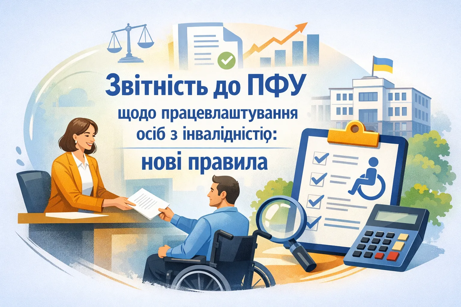Повідомлення до ПФУ про статус роботодавців осіб з інвалідністю: нові правила