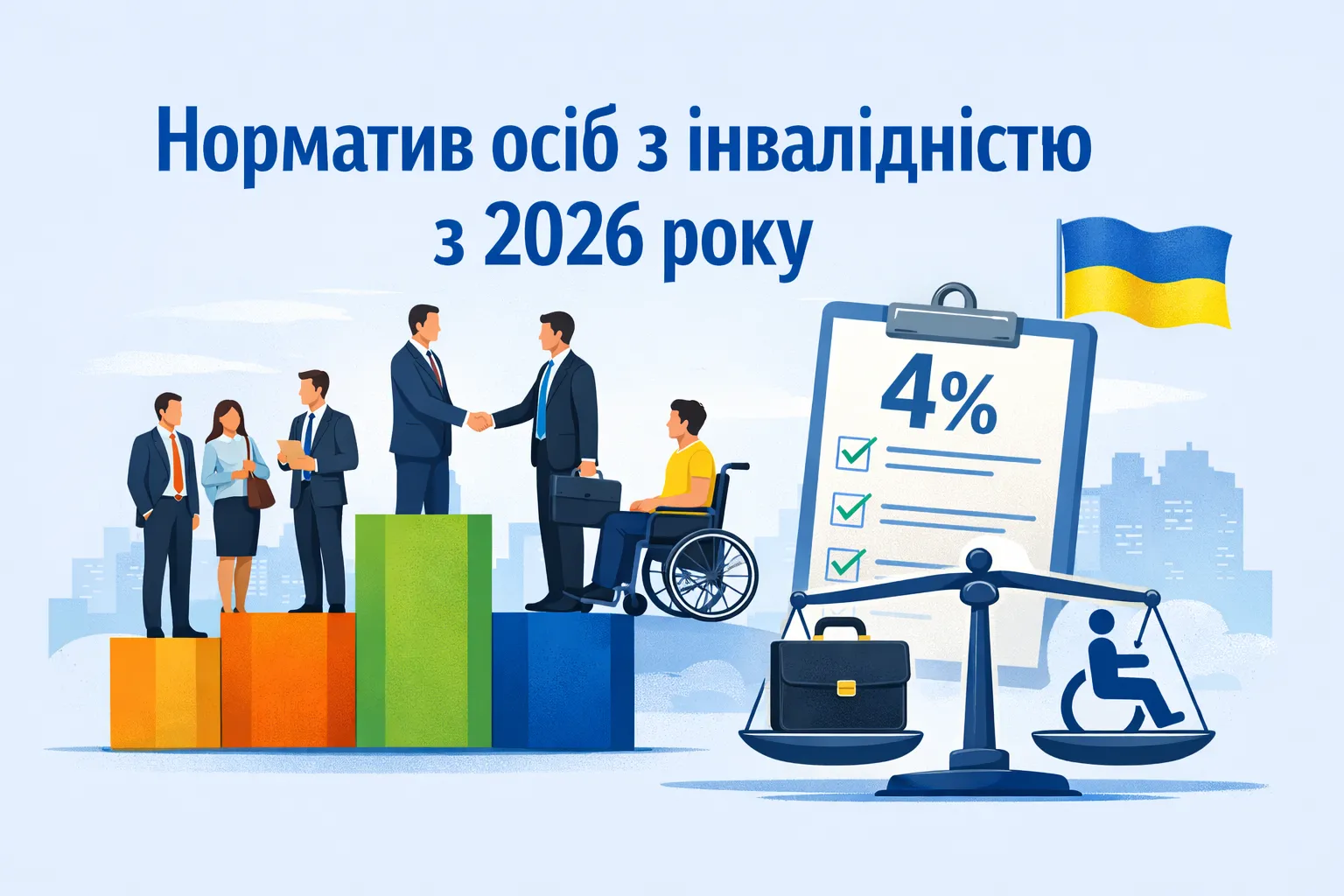 Норматив осіб з інвалідністю з 2026 року.