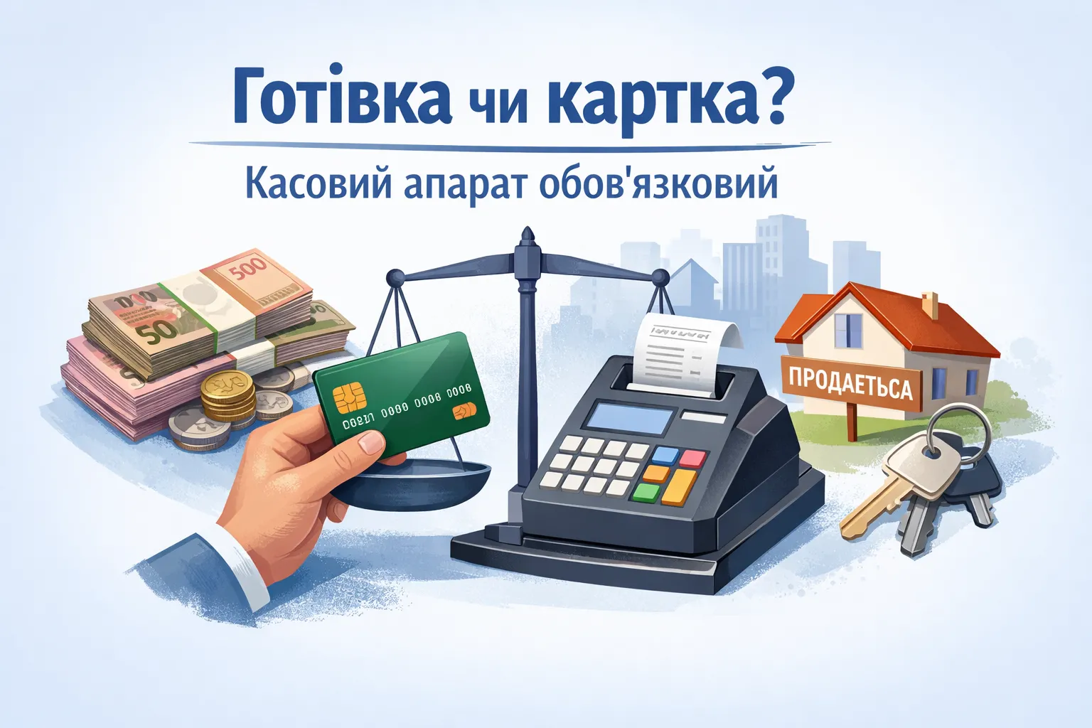Готівка й картка в рієлтора: коли без РРО не обійтися