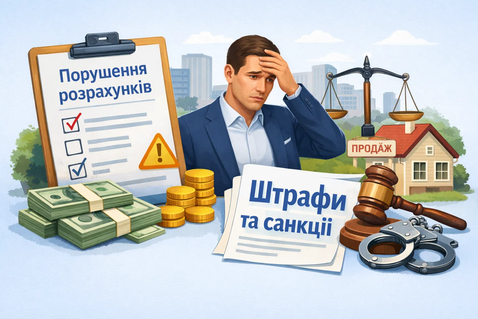 Порушення форми розрахунків: штрафи % для ріелторів та інших СГ