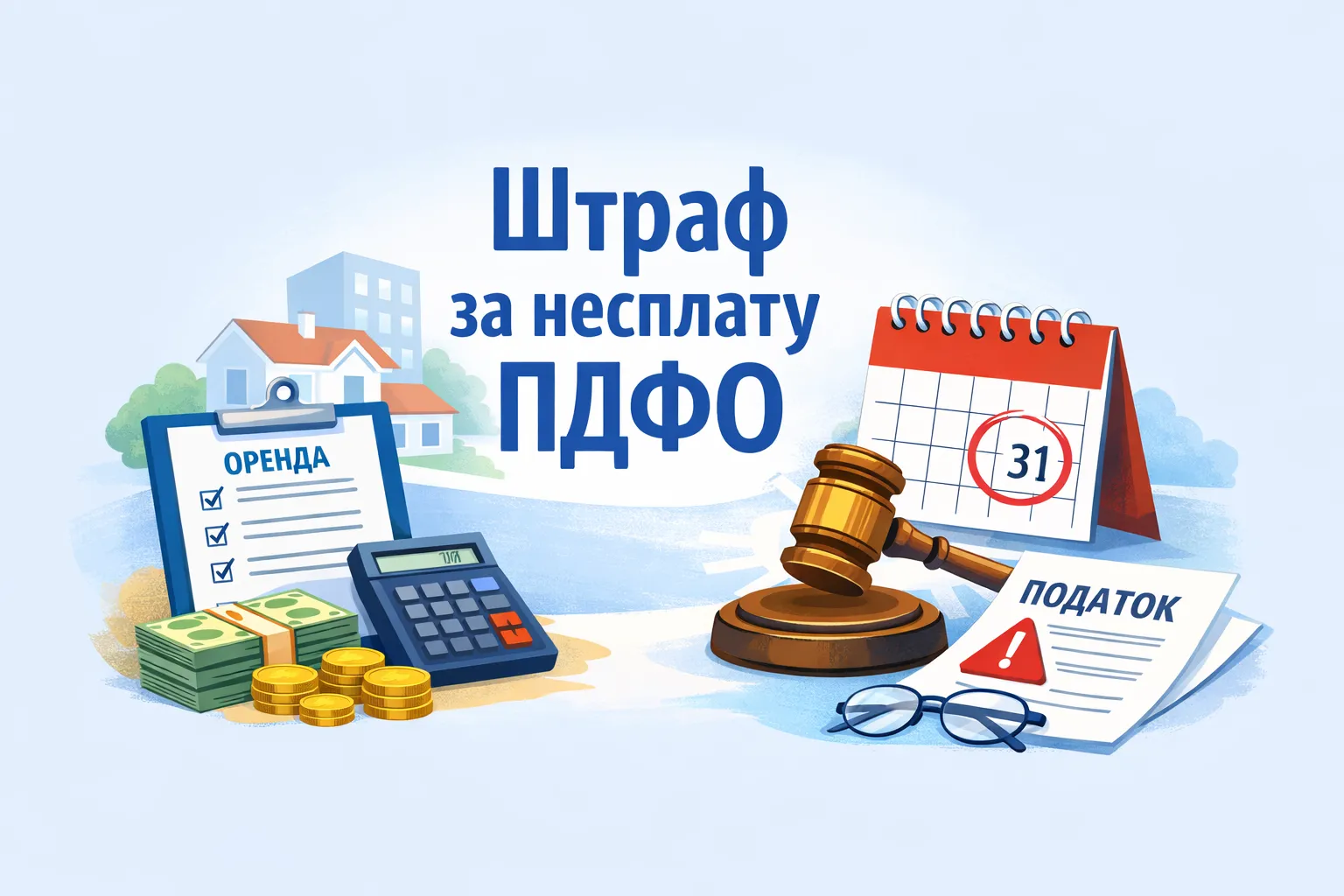 Несплата ПДФО орендодавцем щокварталу: чи є штраф?