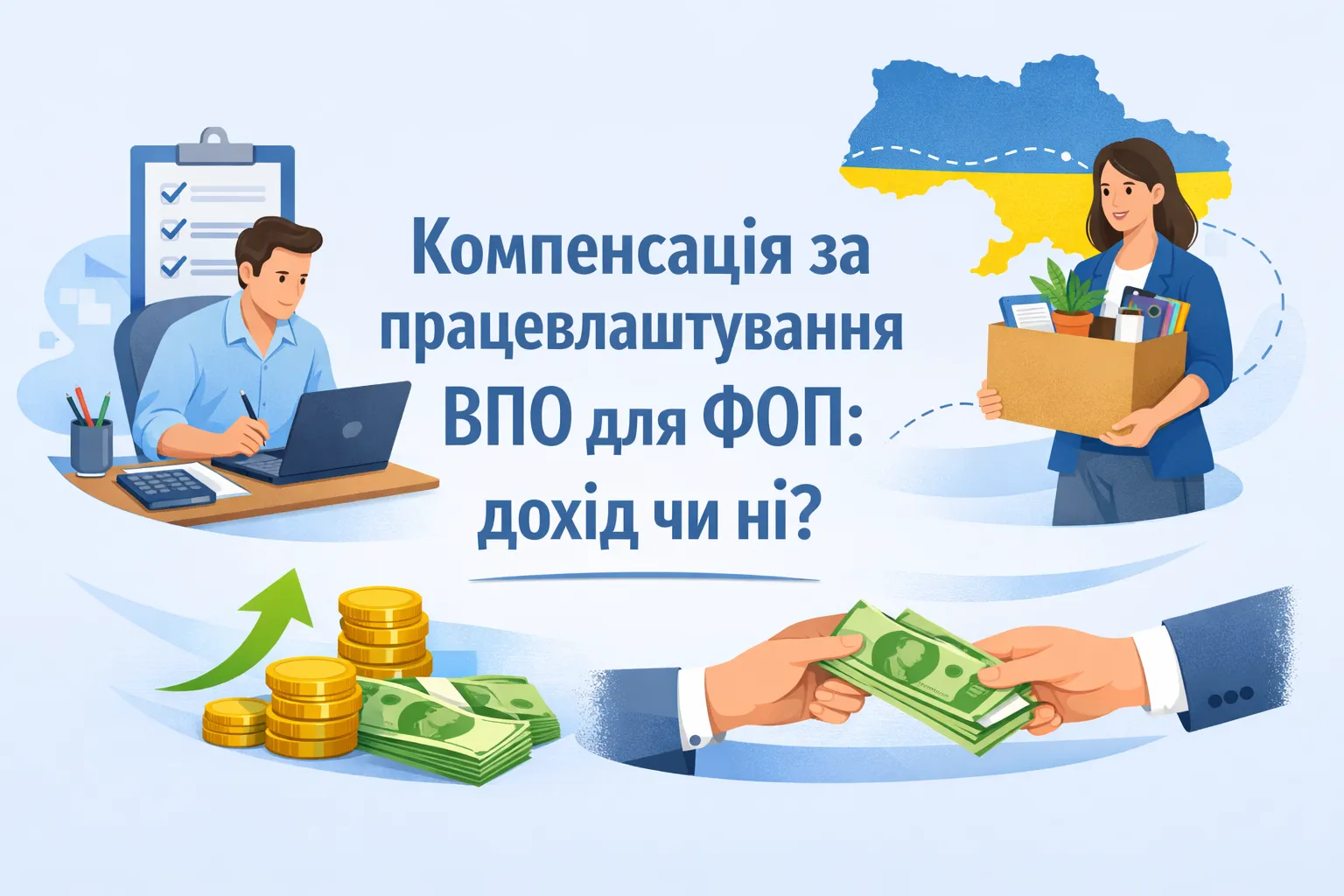 Компенсація за працевлаштування ВПО для ФОП: дохід чи ні?
