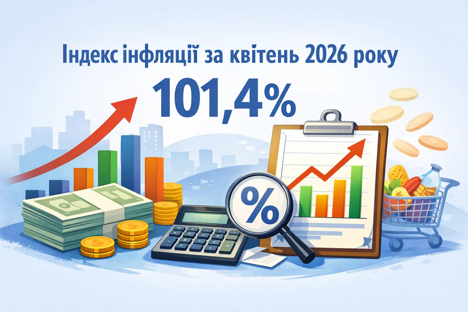 Індекс інфляції за квітень 2026 року – 101,4% 