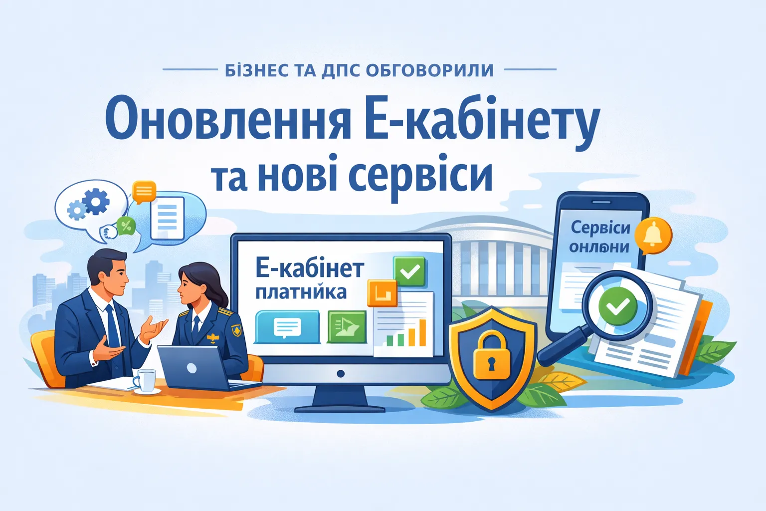 Бізнес та ДПС обговорили оновлення е-кабінету платника та інші сервіси