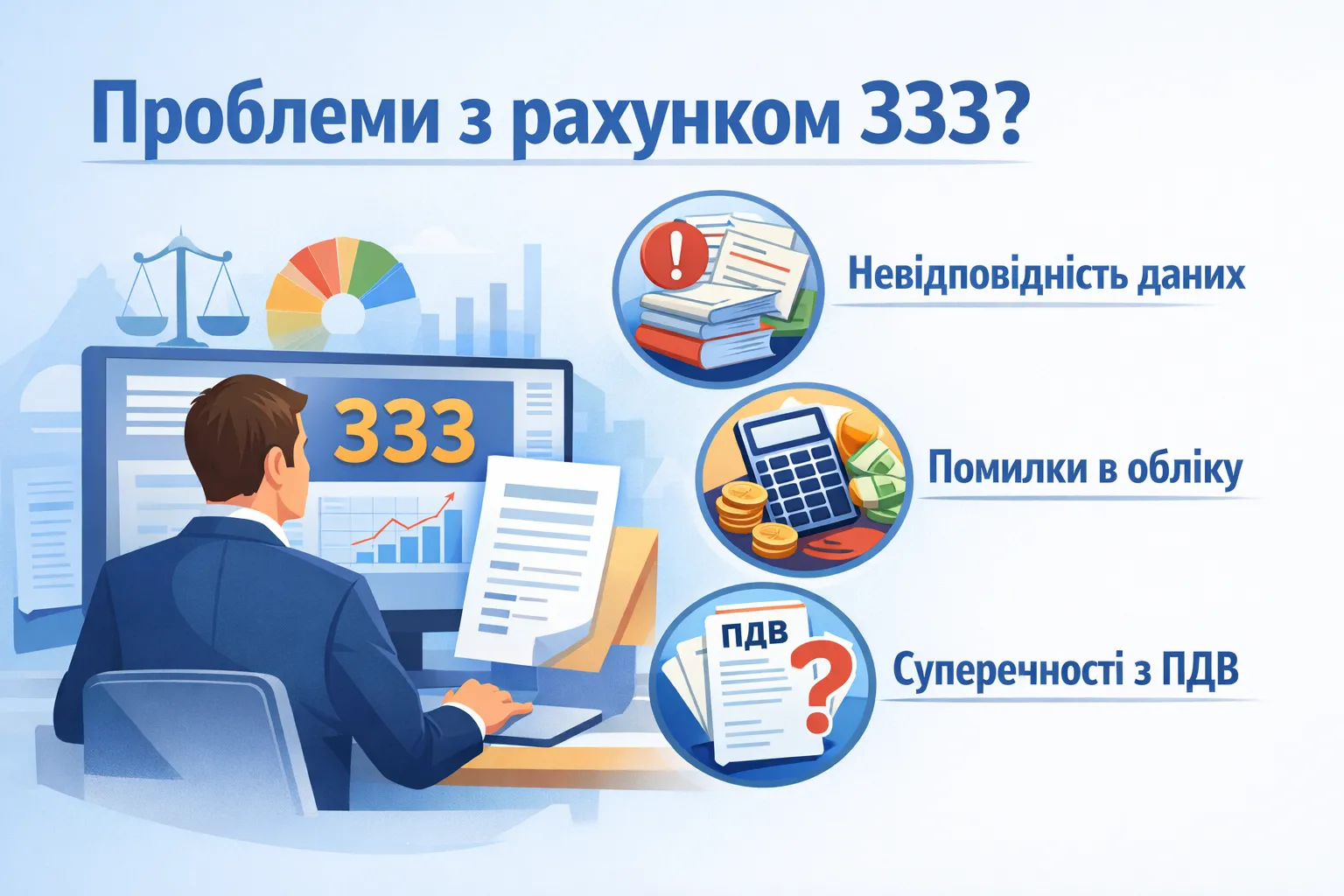 Які основні проведення виникають у кореспонденції із рахунком 333?