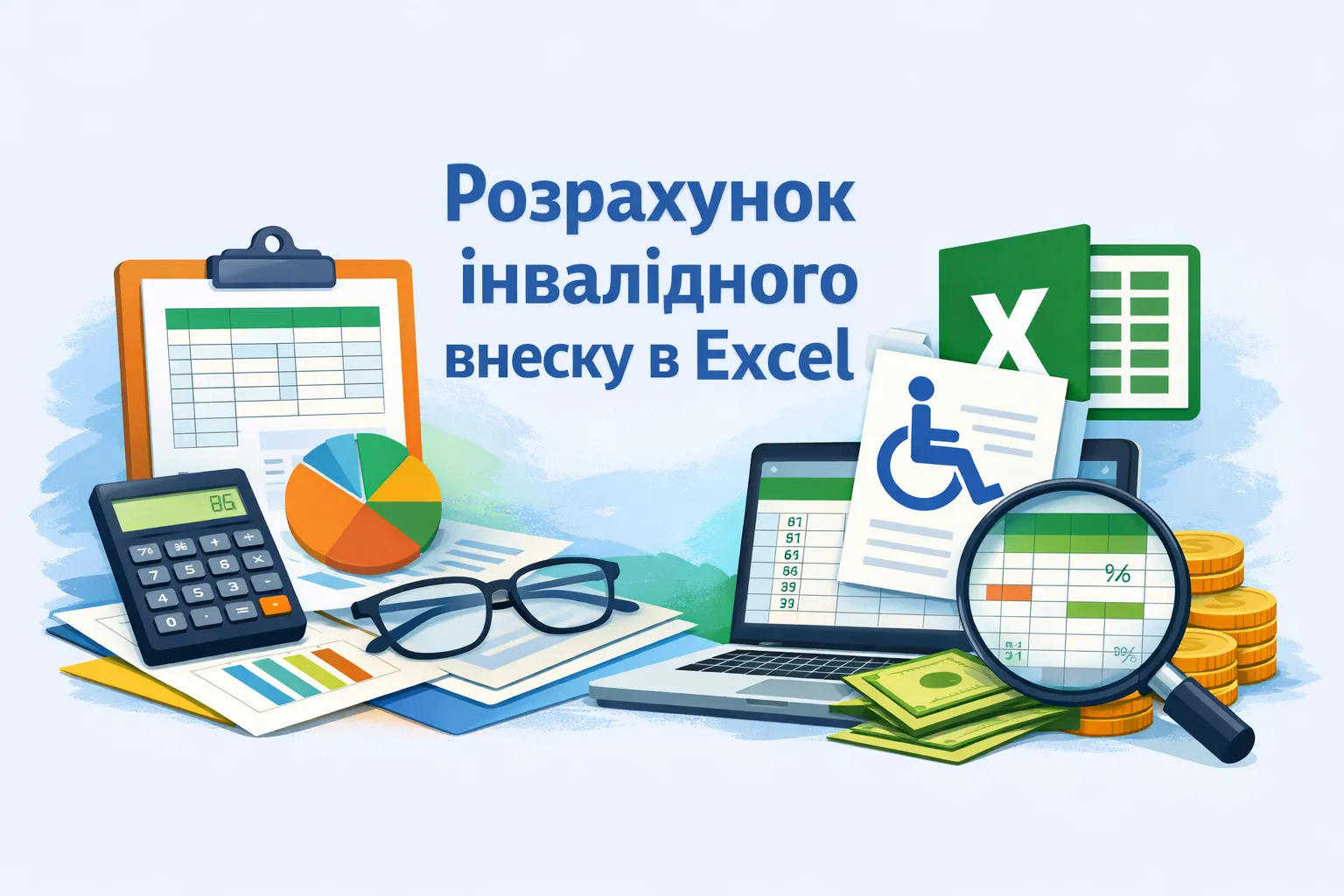 Розрахунок інвалідного внеску в екселі