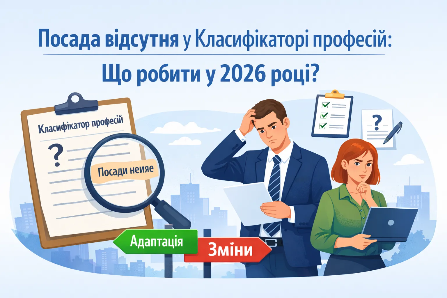 Посада відсутня у Класифікаторі професій: що робити роботодавцю у 2026 році