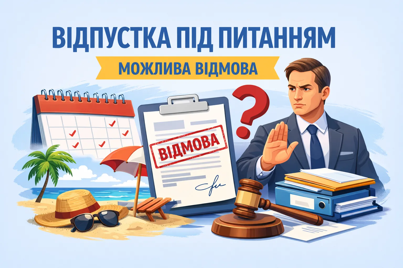 Щорічна основна відпустка під питанням: коли можлива відмова
