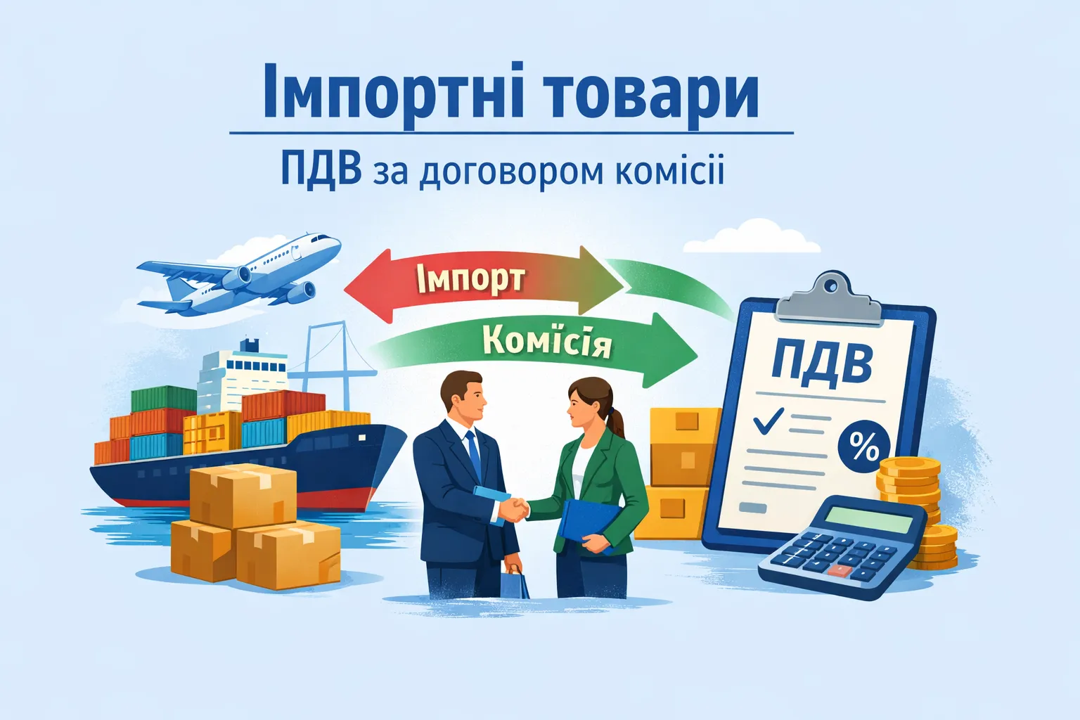 Імпортні товари: ПДВ за договором комісії