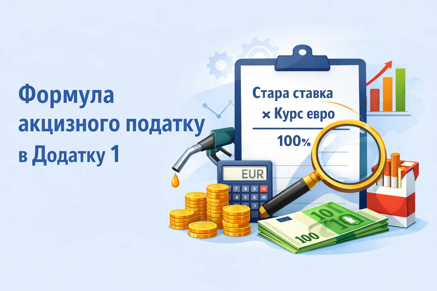 Акцизний податок: формула перерахунку ставки в Додатку 1