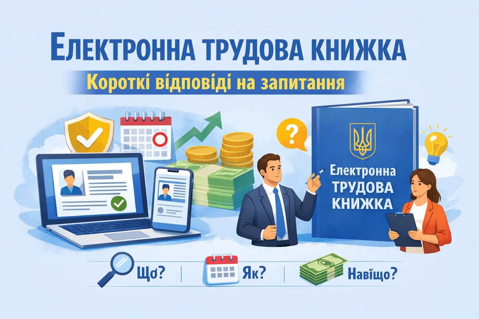 Електронна трудова книжка: короткі відповіді на запитання