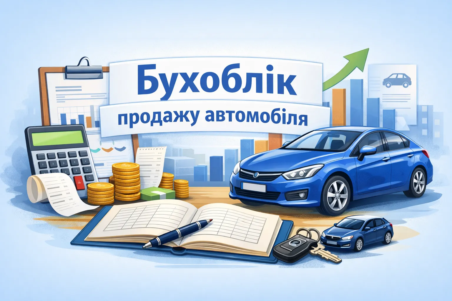 Бухоблік продажу основних засобів (автомобіля)